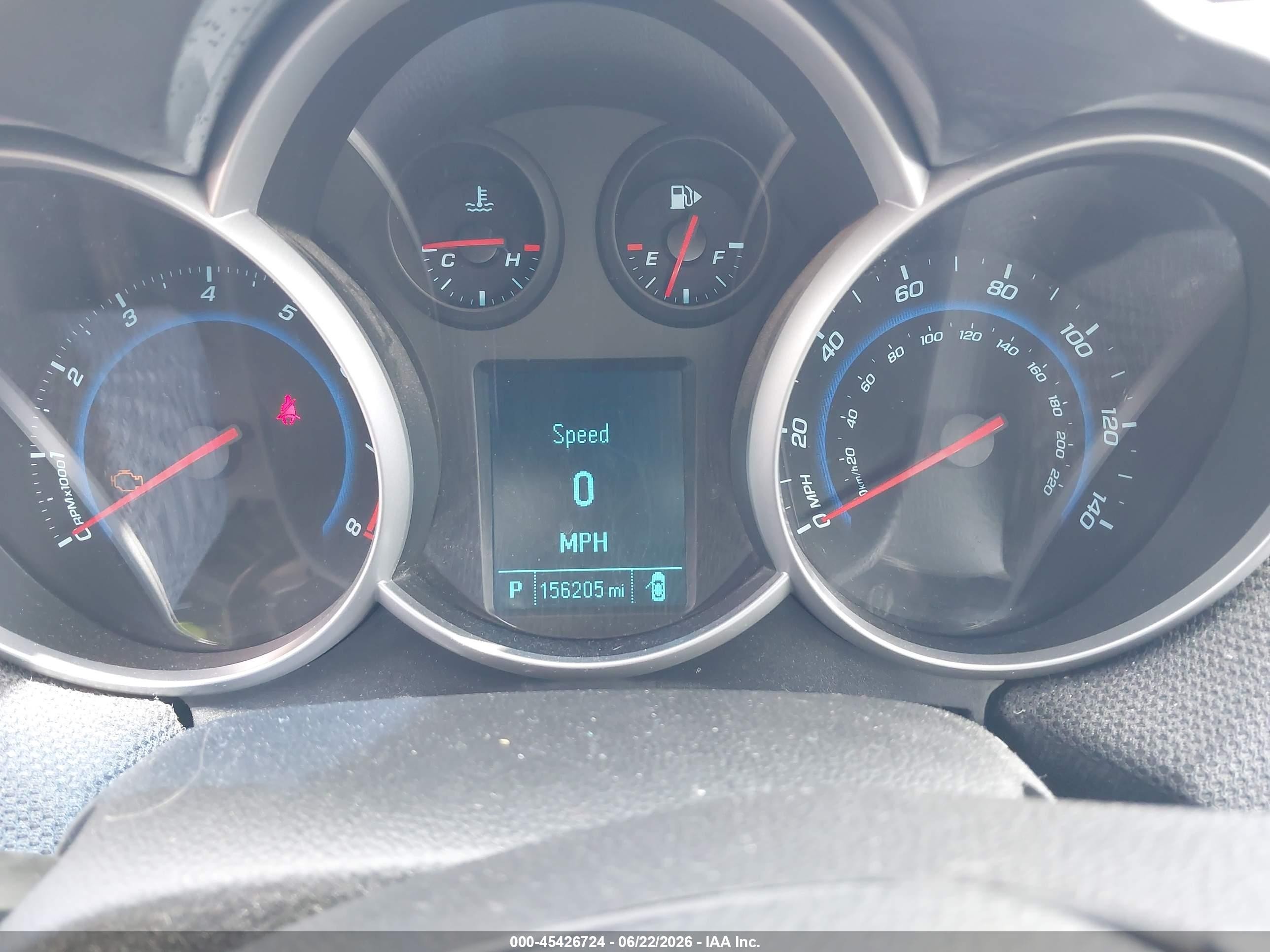 2012 Chevrolet Cruze Eco Blue vin: 1G1PJ5SC3C7289153