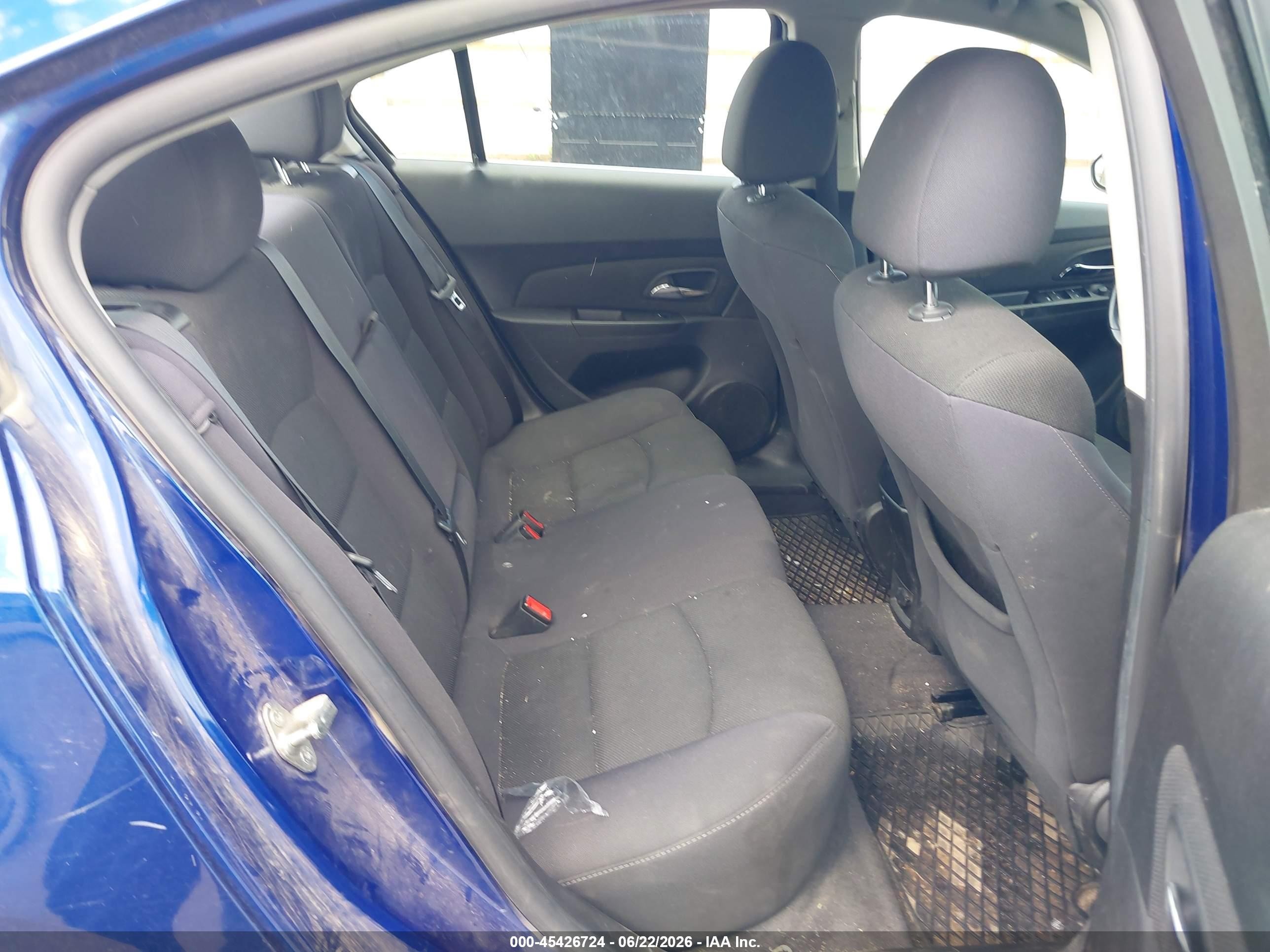 2012 Chevrolet Cruze Eco Blue vin: 1G1PJ5SC3C7289153