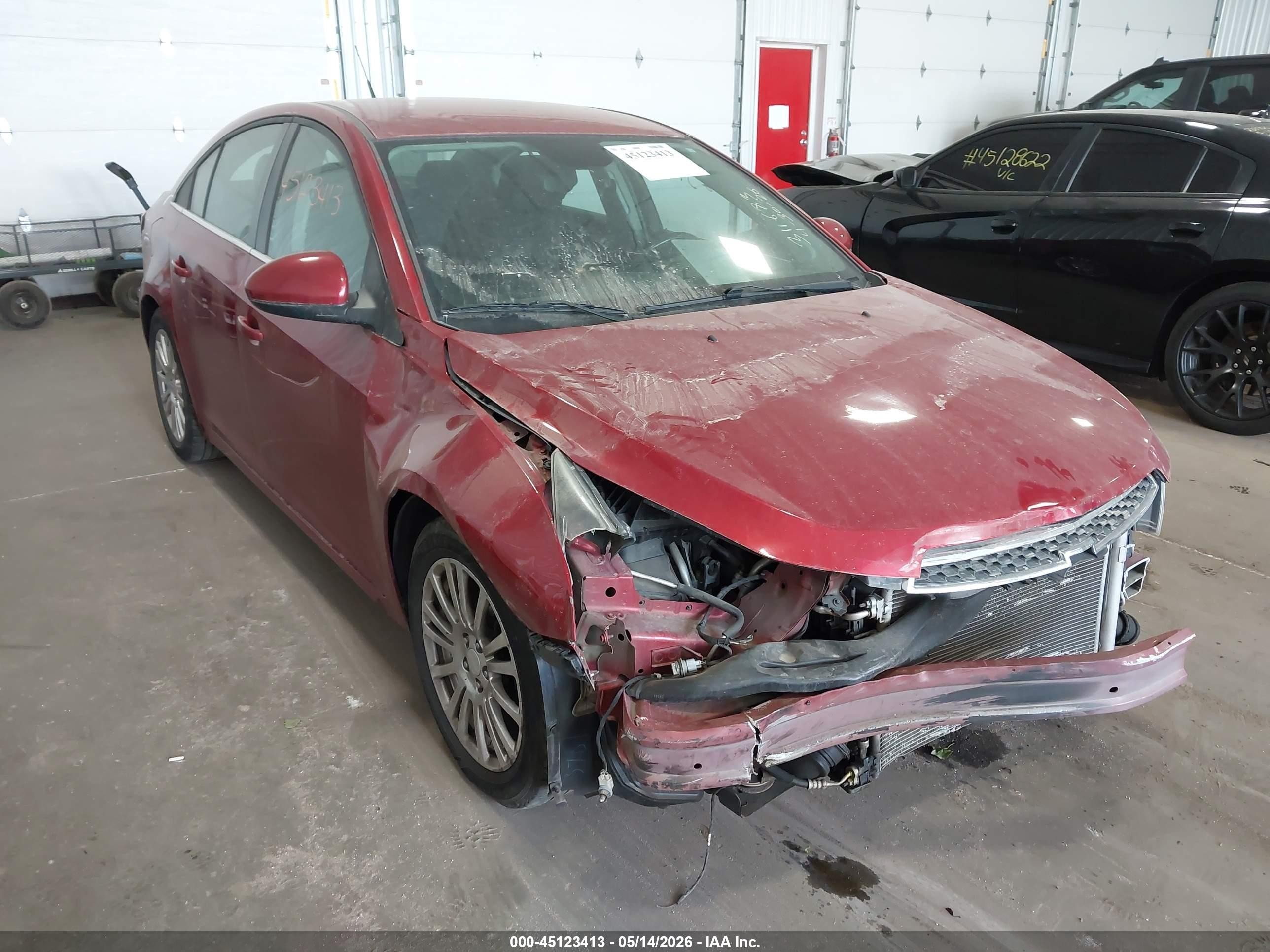 2012 Chevrolet Cruze Eco Red vin: 1G1PJ5SC3C7392055