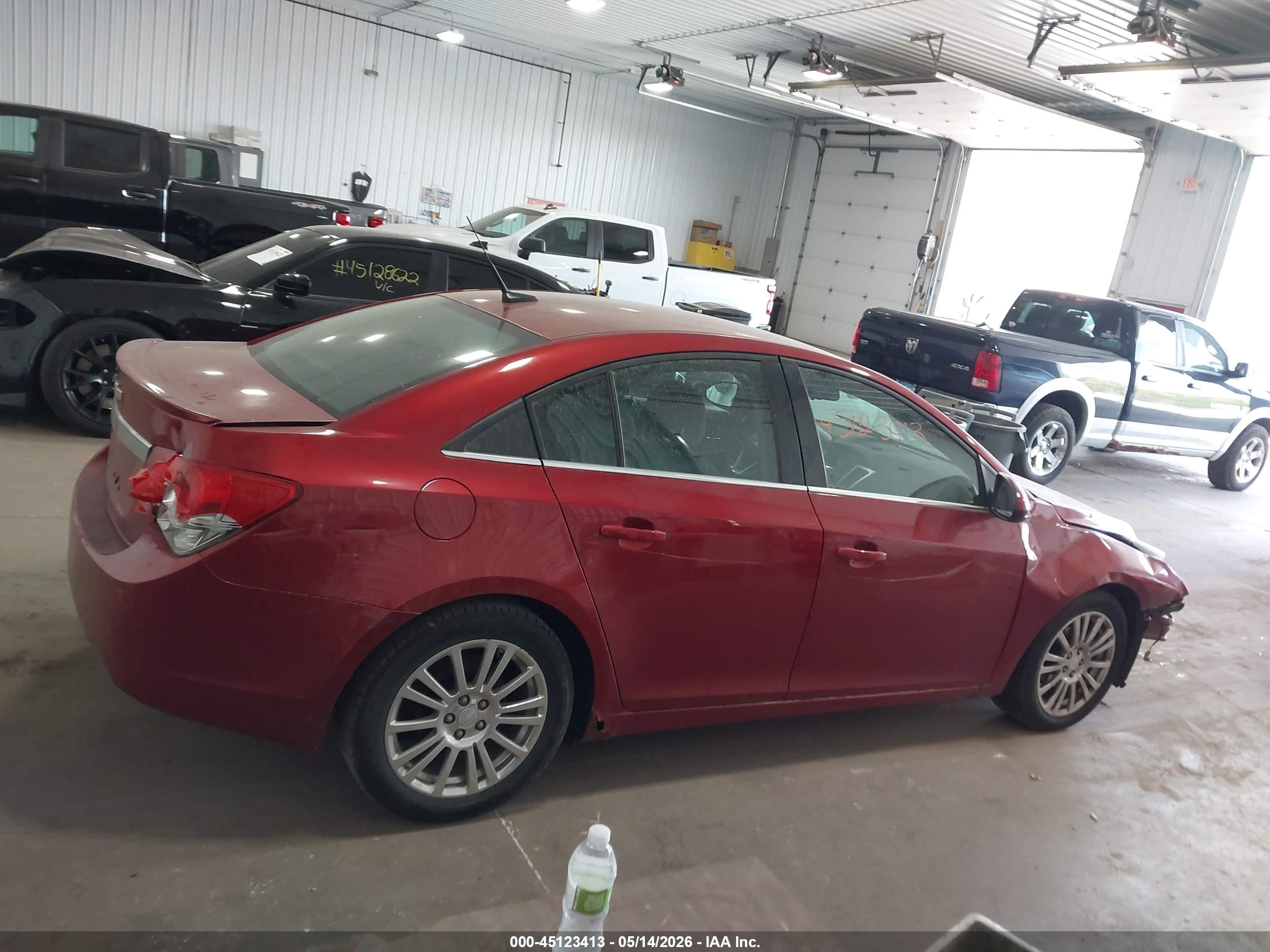 2012 Chevrolet Cruze Eco Red vin: 1G1PJ5SC3C7392055