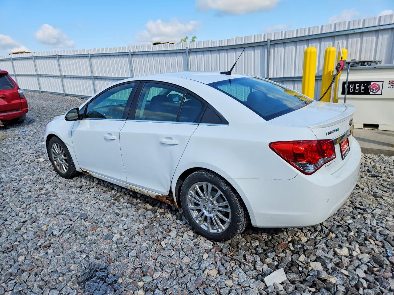 2012 Chevrolet Cruze Eco White vin: 1G1PJ5SC4C7181298