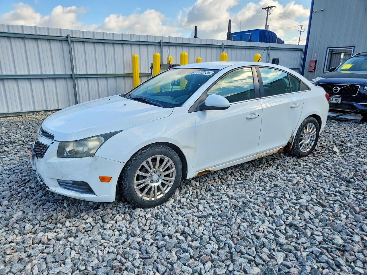 2012 Chevrolet Cruze Eco White vin: 1G1PJ5SC4C7181298