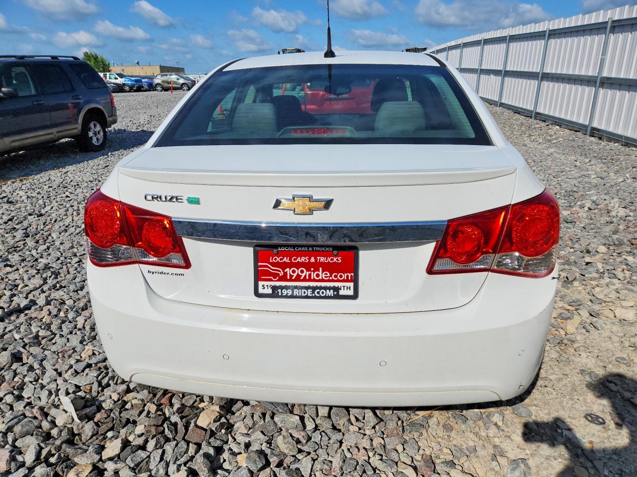 2012 Chevrolet Cruze Eco White vin: 1G1PJ5SC4C7181298