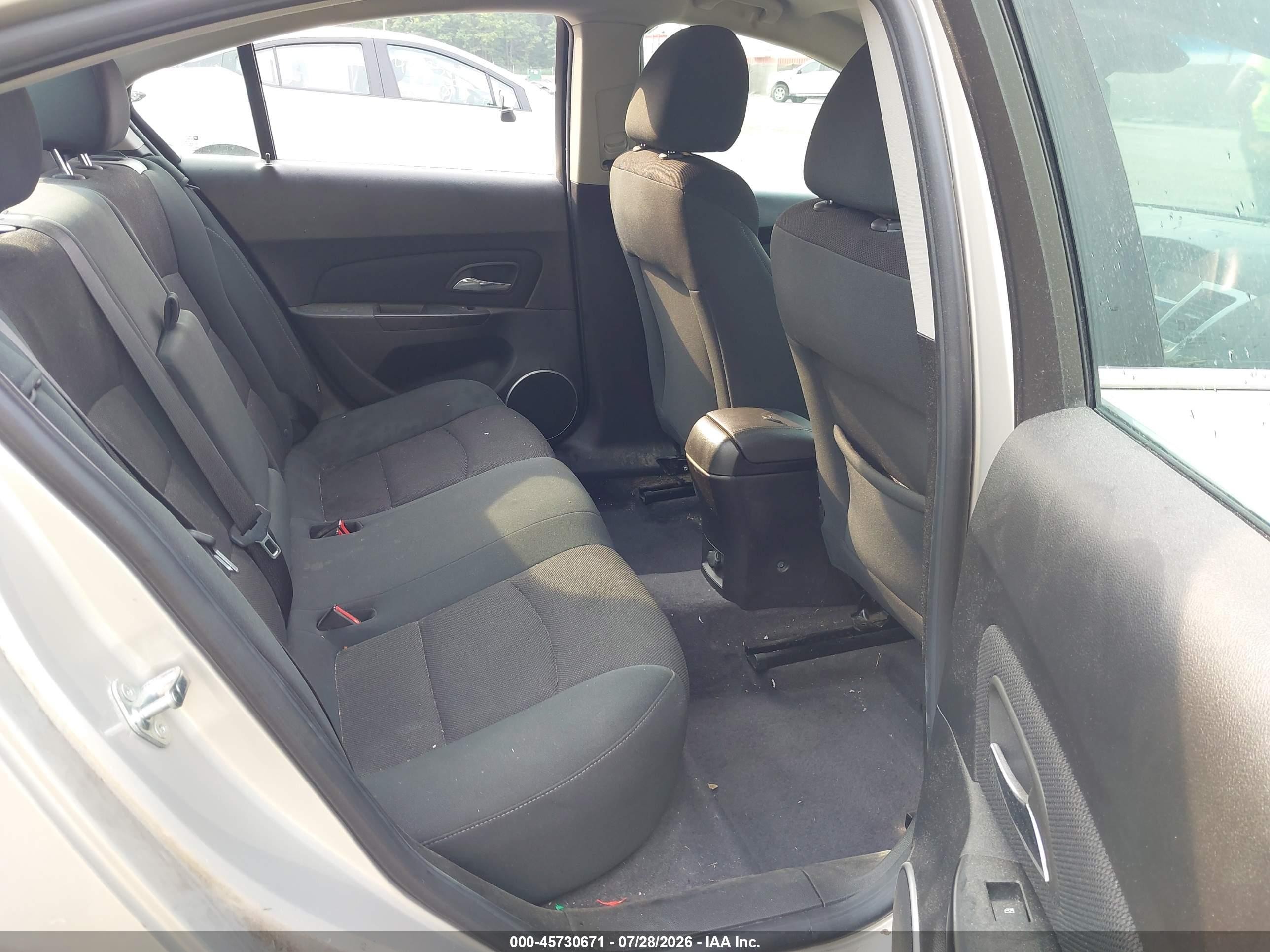 2012 Chevrolet Cruze Eco Beige vin: 1G1PJ5SC4C7185061