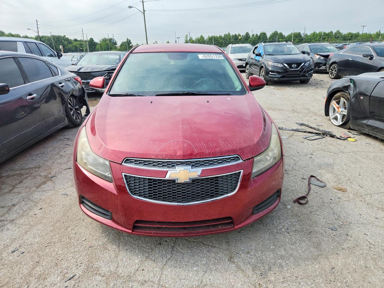 2012 Chevrolet Cruze Eco Burgundy vin: 1G1PJ5SC4C7338120
