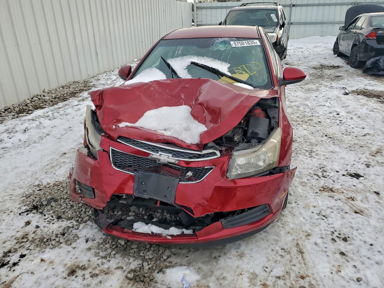 2012 Chevrolet Cruze Eco Red vin: 1G1PJ5SC4C7353314