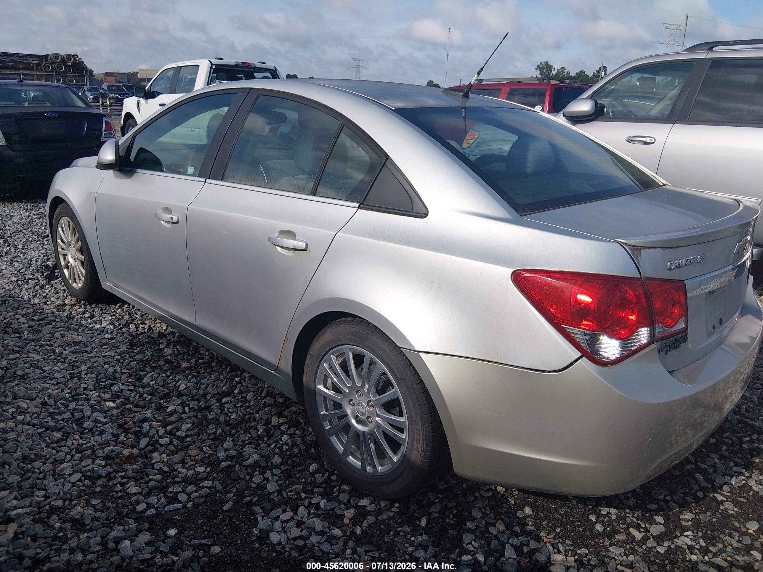 2012 Chevrolet Cruze Eco Silver vin: 1G1PJ5SC4C7399659