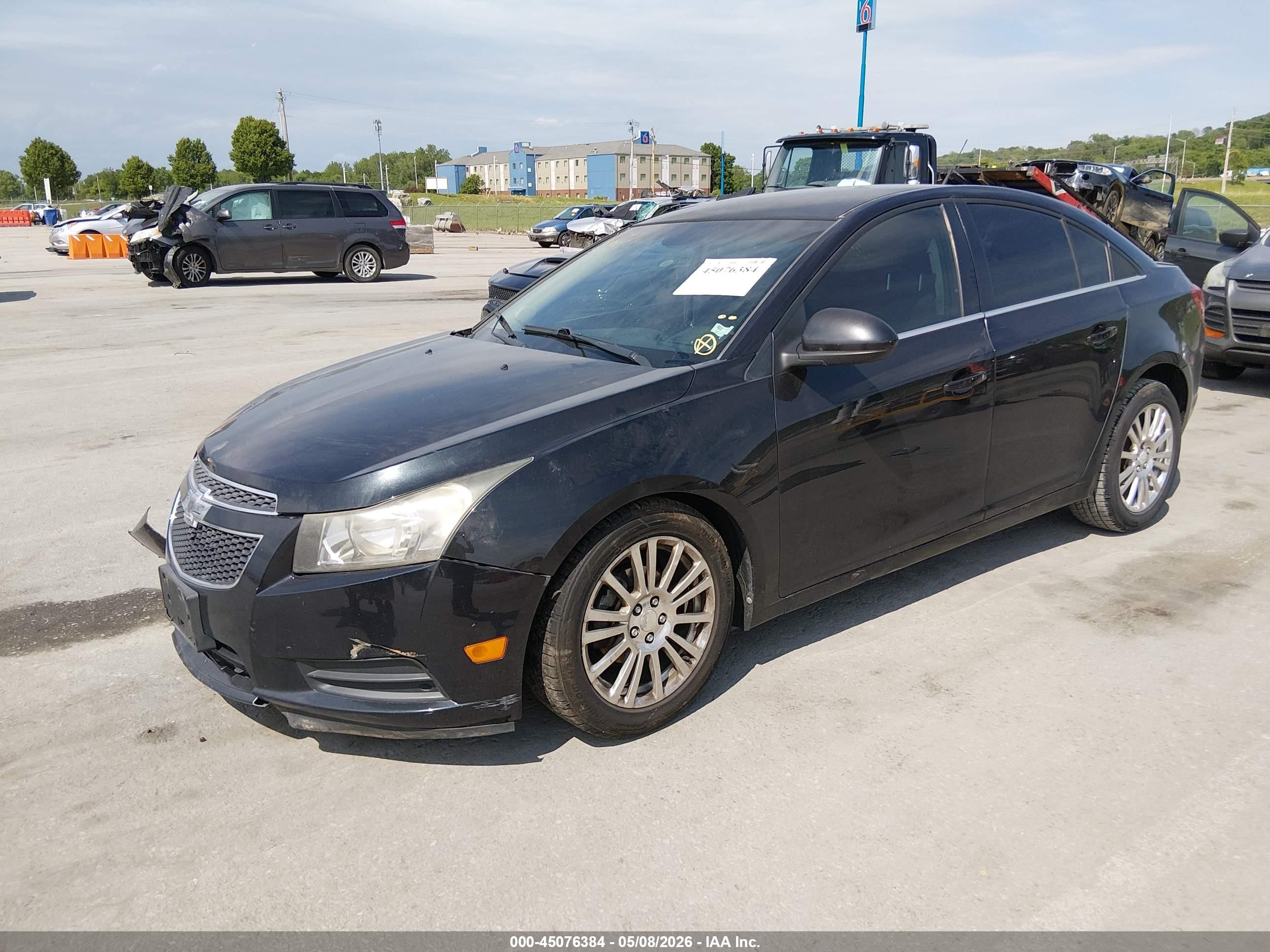 2012 Chevrolet Cruze Eco Black vin: 1G1PJ5SC5C7199616