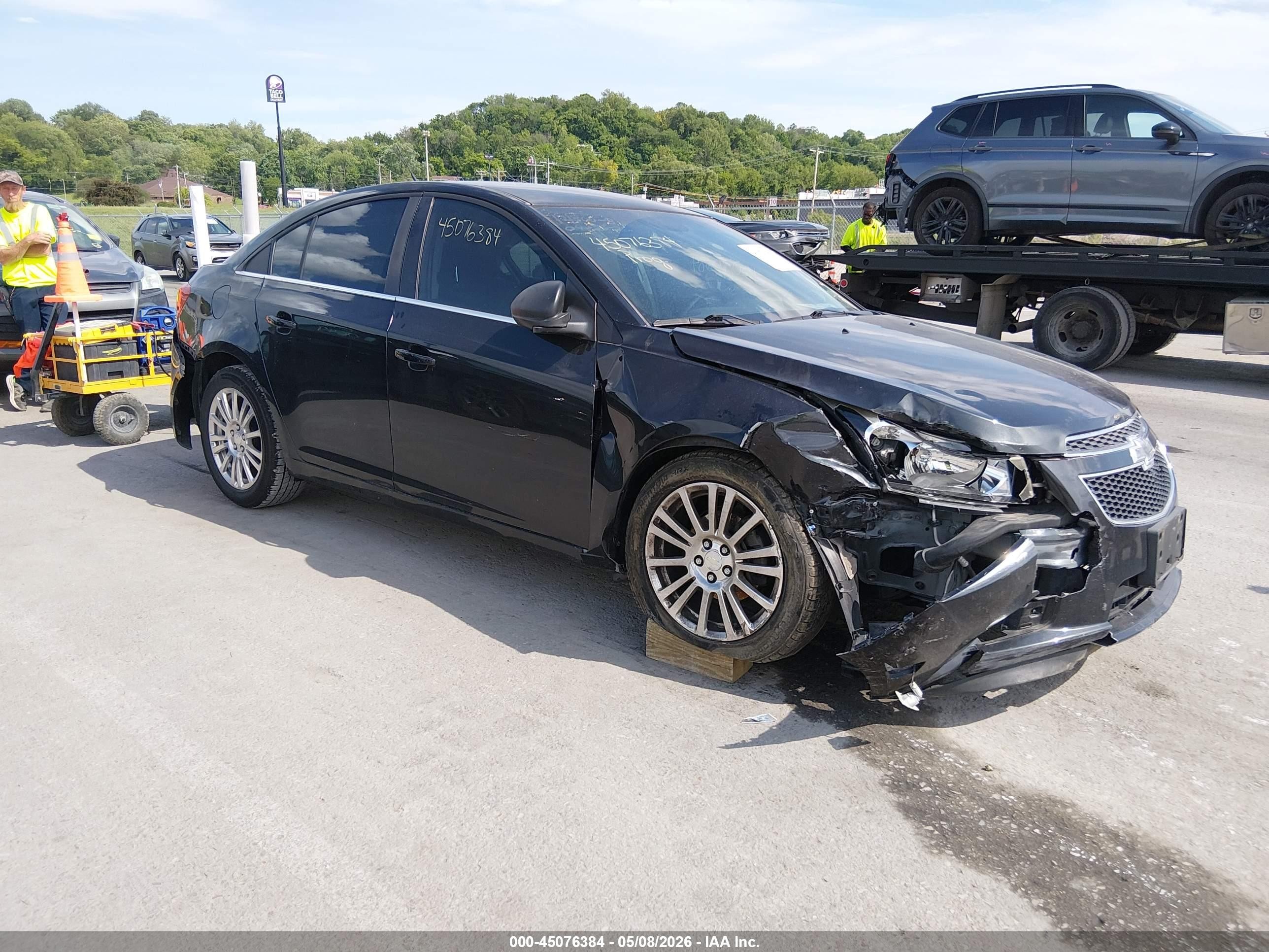 2012 Chevrolet Cruze Eco Black vin: 1G1PJ5SC5C7199616