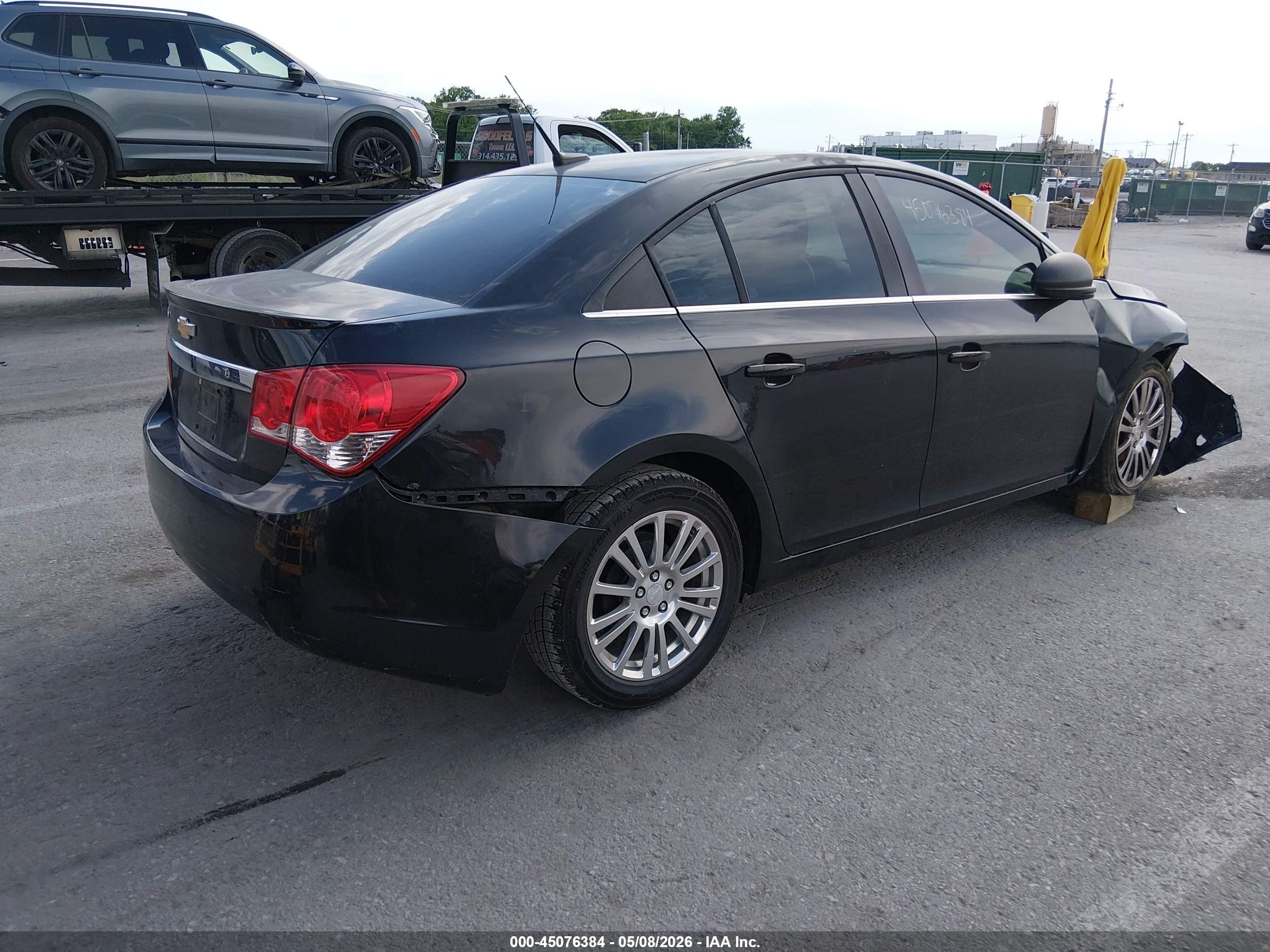 2012 Chevrolet Cruze Eco Black vin: 1G1PJ5SC5C7199616
