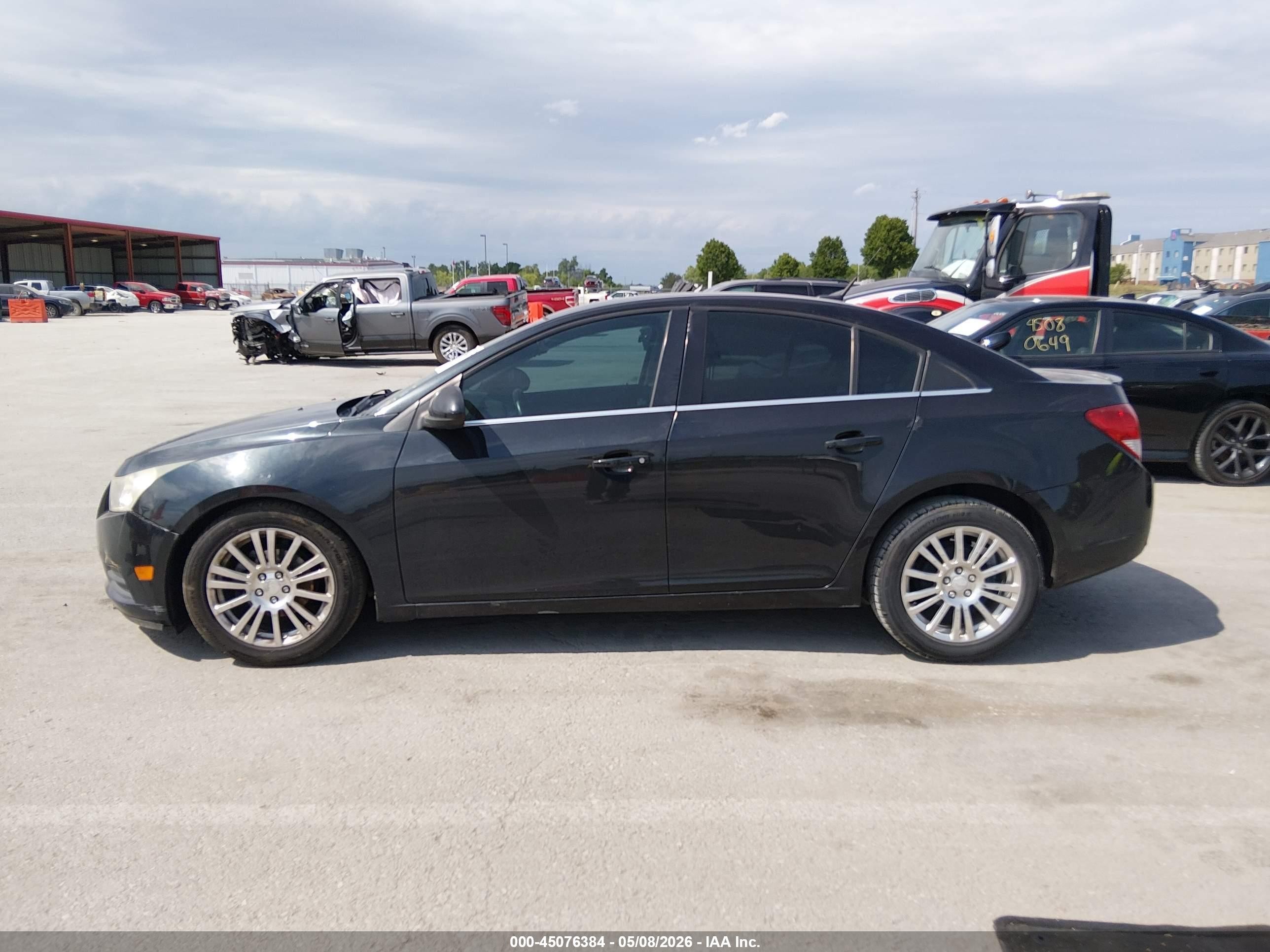 2012 Chevrolet Cruze Eco Black vin: 1G1PJ5SC5C7199616