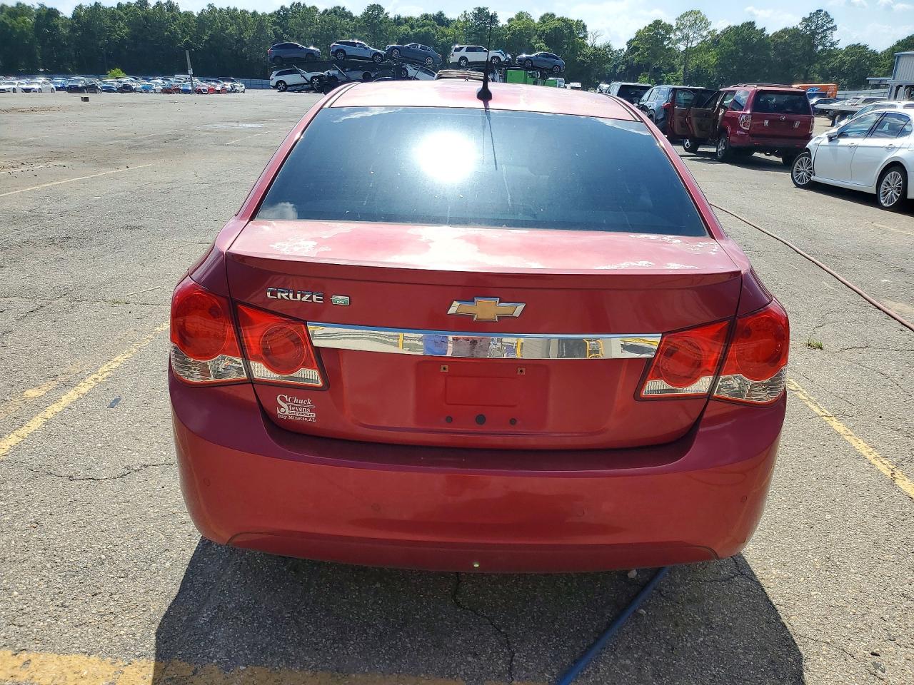 2012 Chevrolet Cruze Eco Maroon vin: 1G1PJ5SC5C7224658