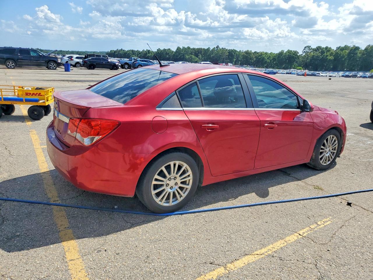 2012 Chevrolet Cruze Eco Maroon vin: 1G1PJ5SC5C7224658