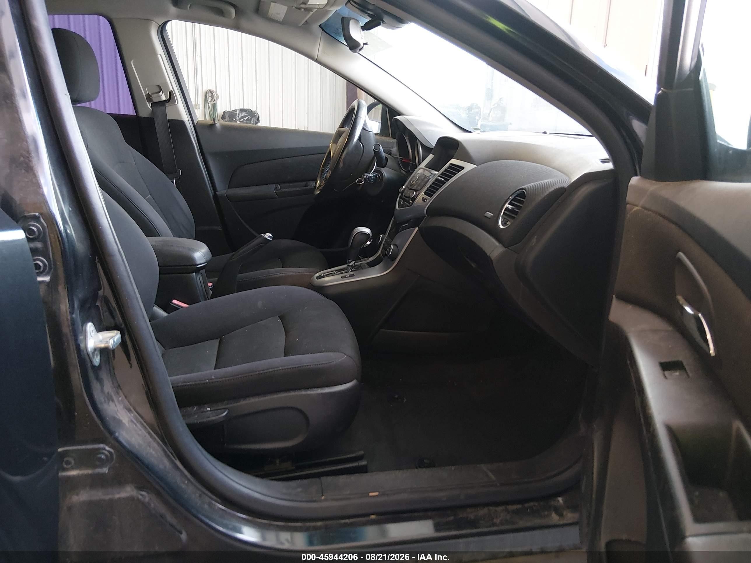 2012 Chevrolet Cruze Eco Black vin: 1G1PJ5SC5C7319883