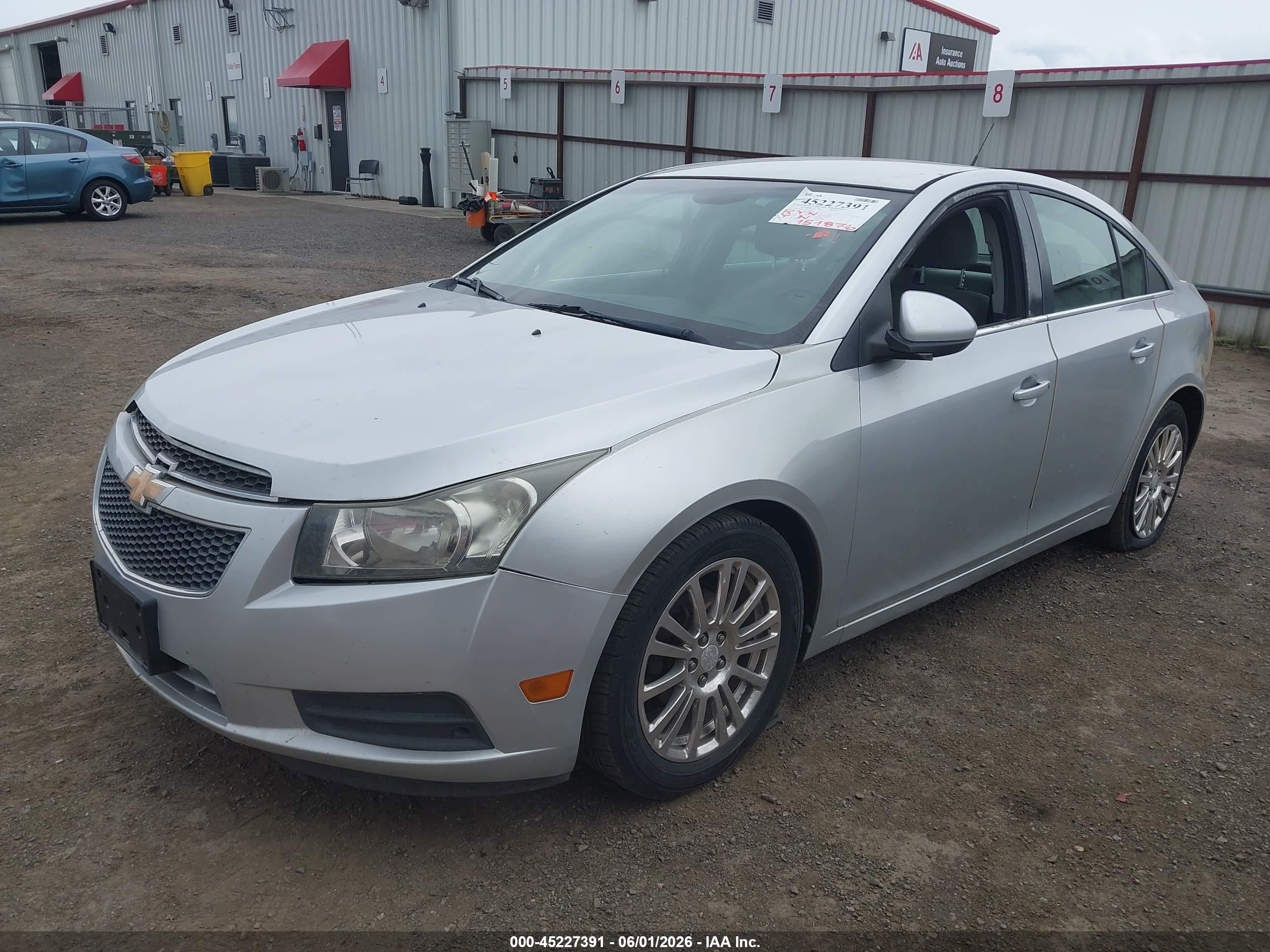 2012 Chevrolet Cruze Eco Silver vin: 1G1PJ5SC6C7168486
