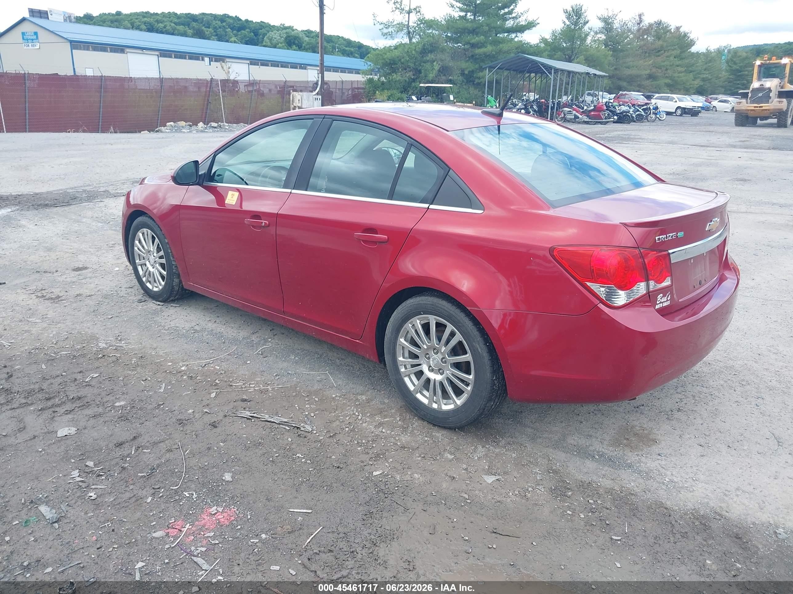 2012 Chevrolet Cruze Eco Красный vin: 1G1PJ5SC7C7152572