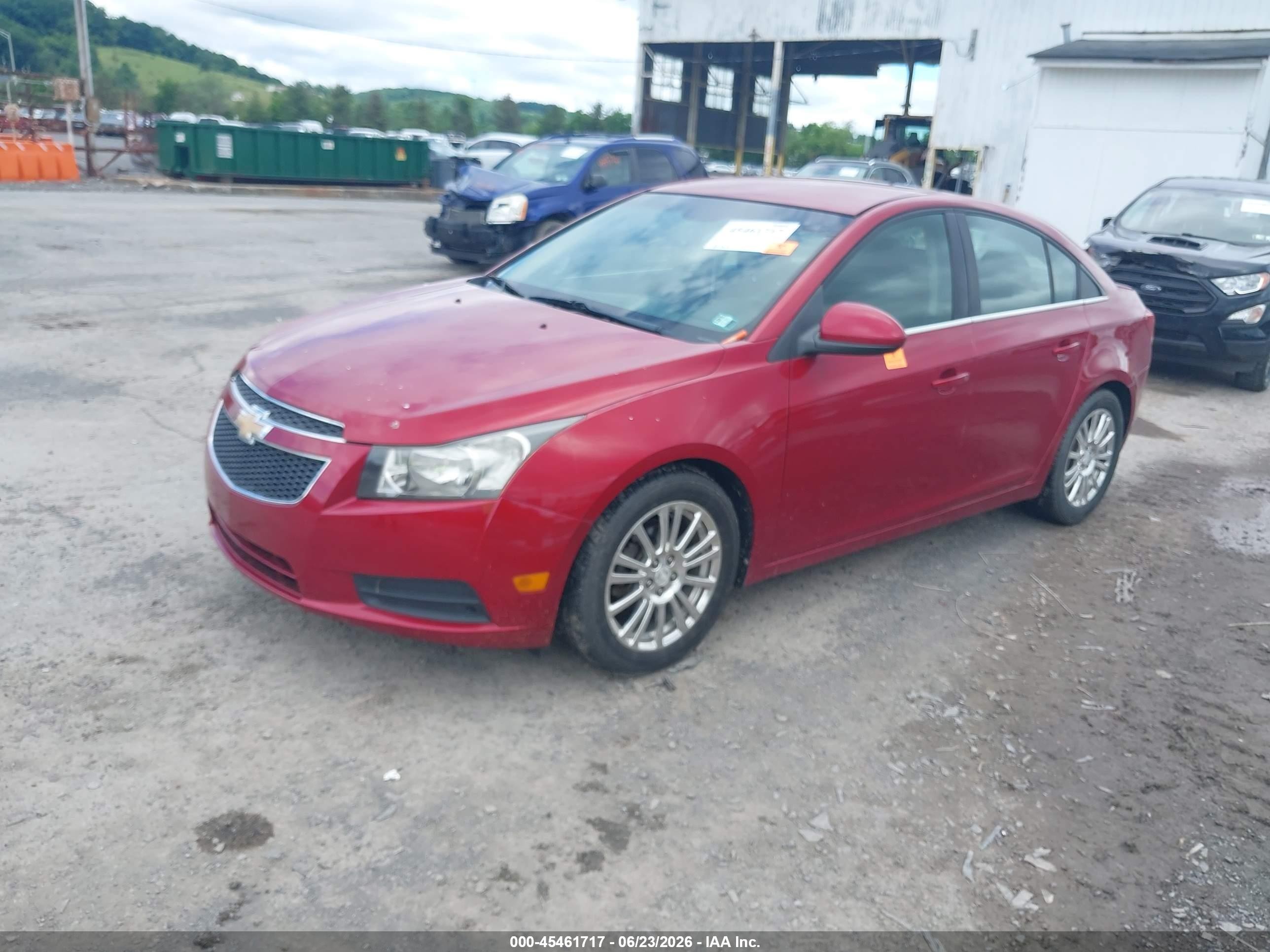 2012 Chevrolet Cruze Eco Красный vin: 1G1PJ5SC7C7152572
