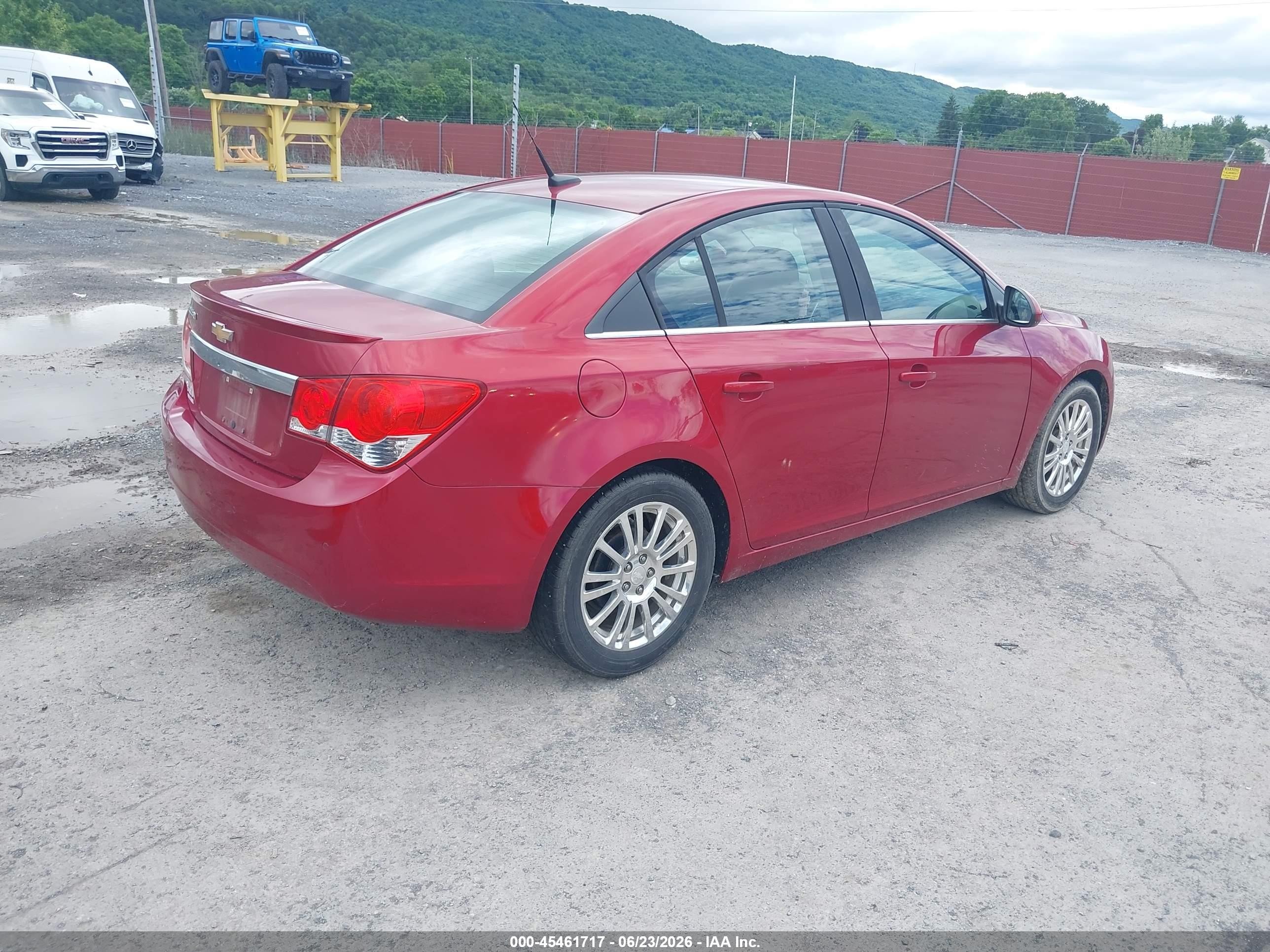 2012 Chevrolet Cruze Eco Красный vin: 1G1PJ5SC7C7152572