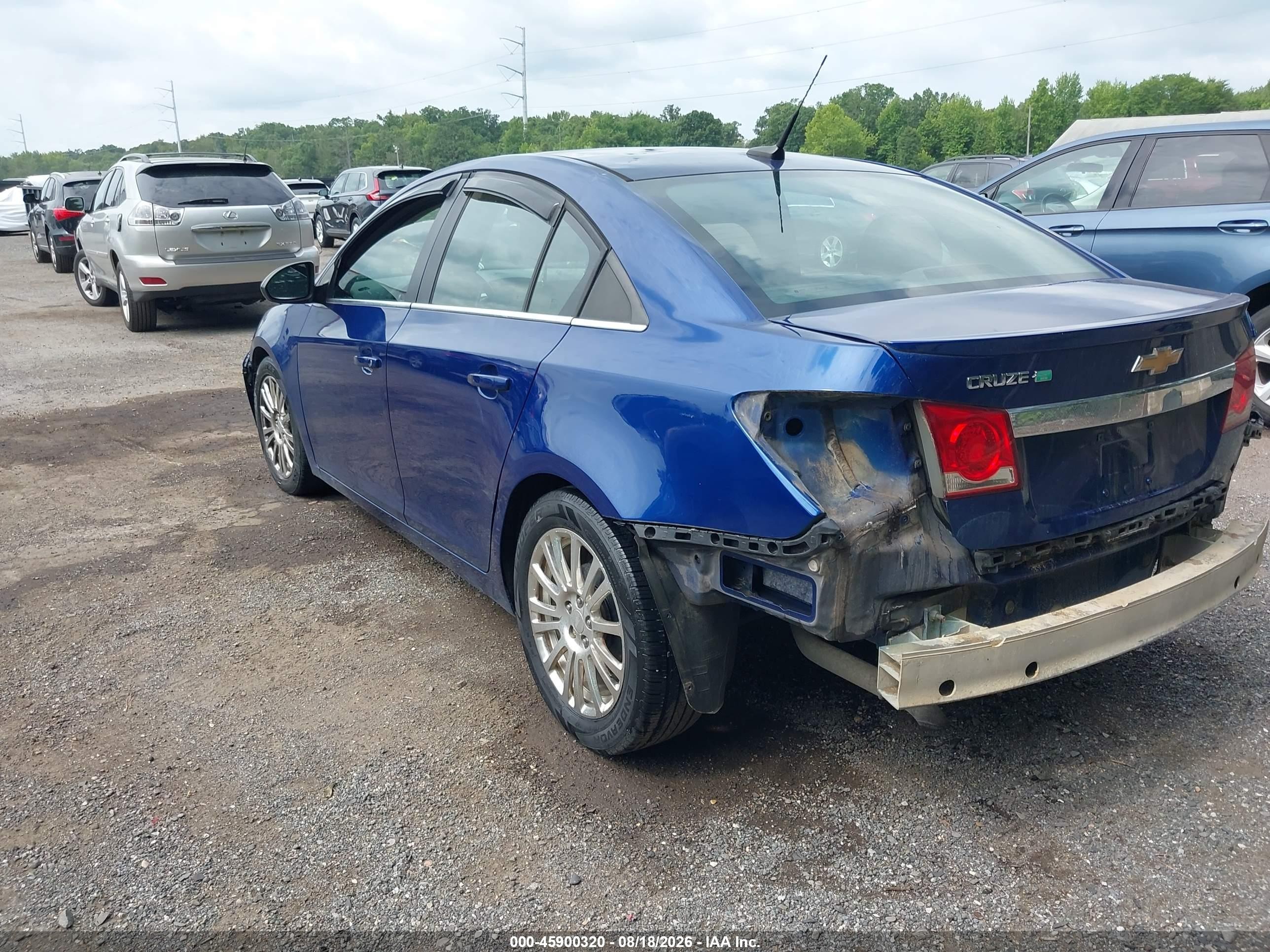 2012 Chevrolet Cruze Eco Синий vin: 1G1PJ5SC7C7231353