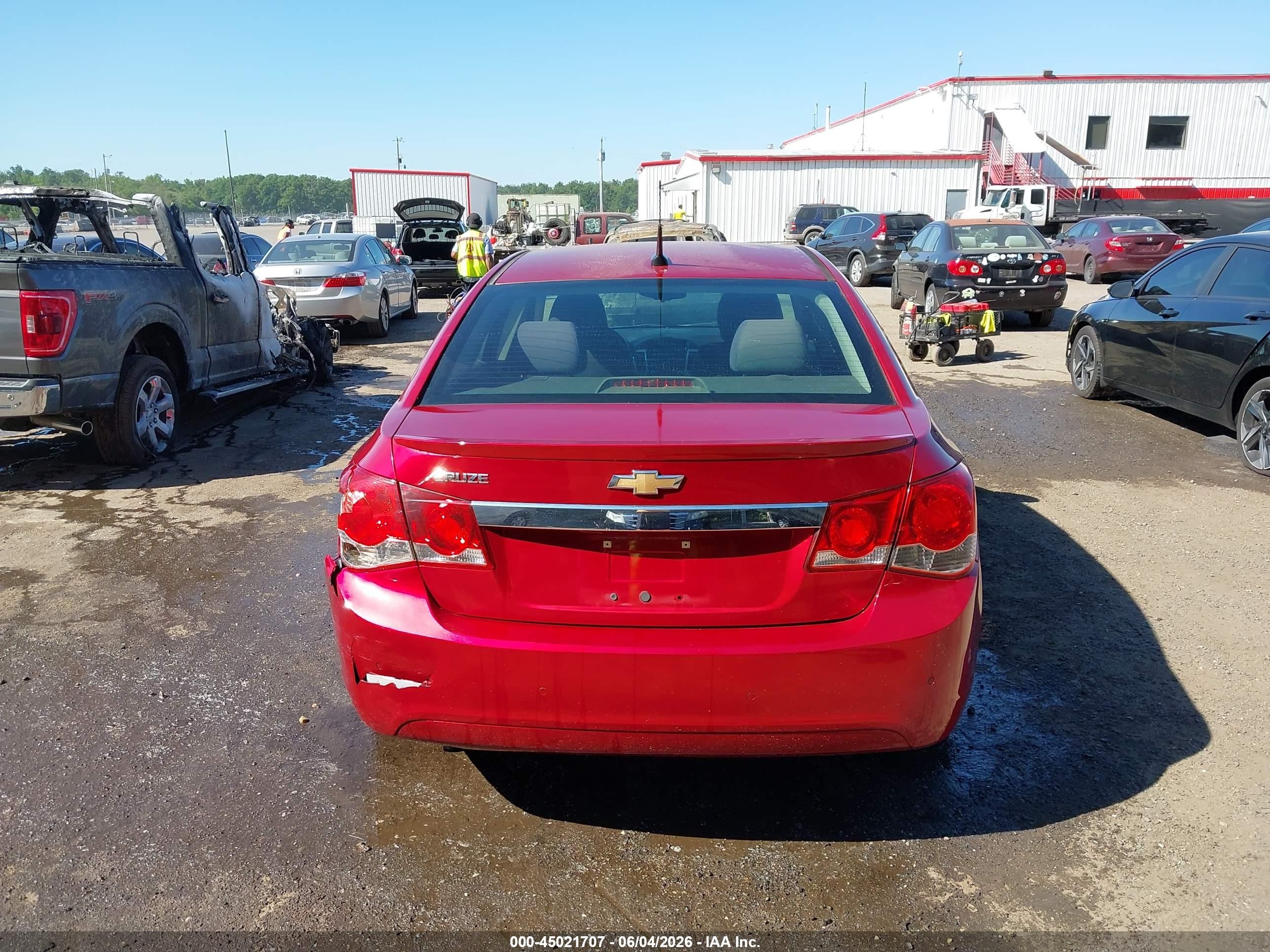 2012 Chevrolet Cruze Eco Красный vin: 1G1PJ5SC7C7256351
