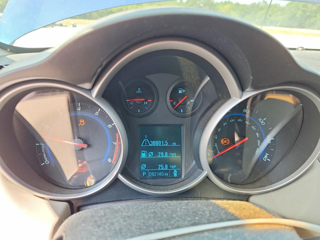2012 Chevrolet Cruze Eco Blue vin: 1G1PJ5SC7C7289544