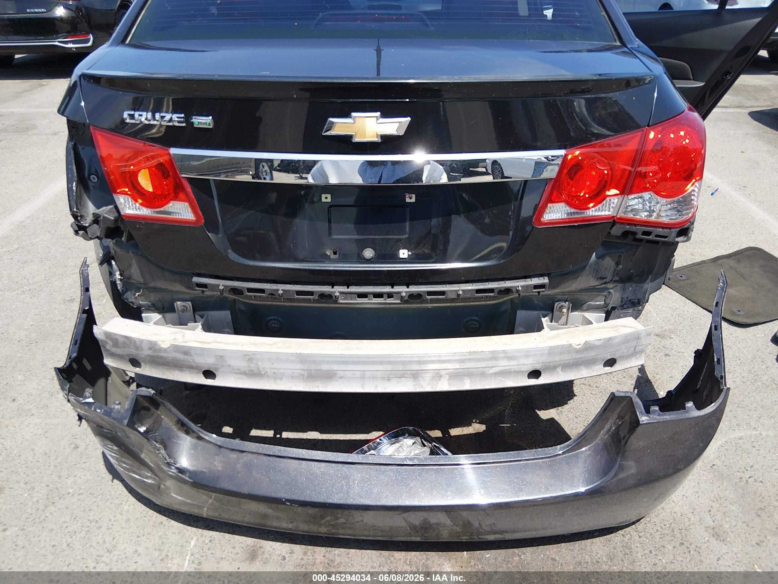 2012 Chevrolet Cruze Eco Black vin: 1G1PJ5SC7C7310294