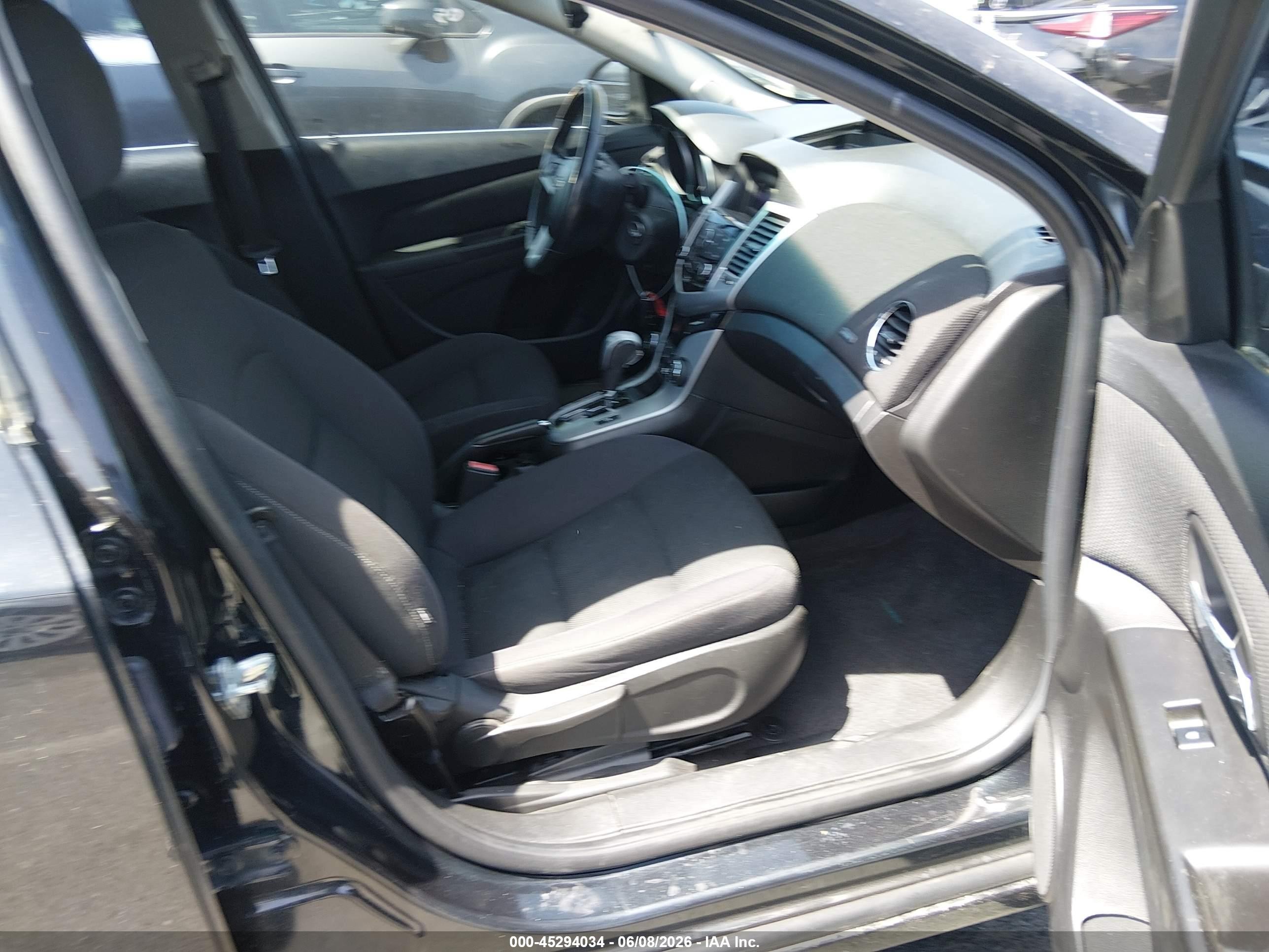 2012 Chevrolet Cruze Eco Black vin: 1G1PJ5SC7C7310294