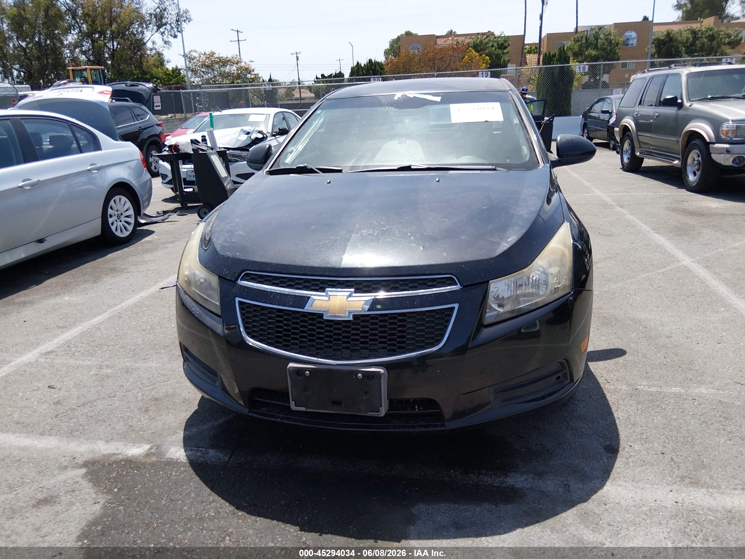 2012 Chevrolet Cruze Eco Black vin: 1G1PJ5SC7C7310294