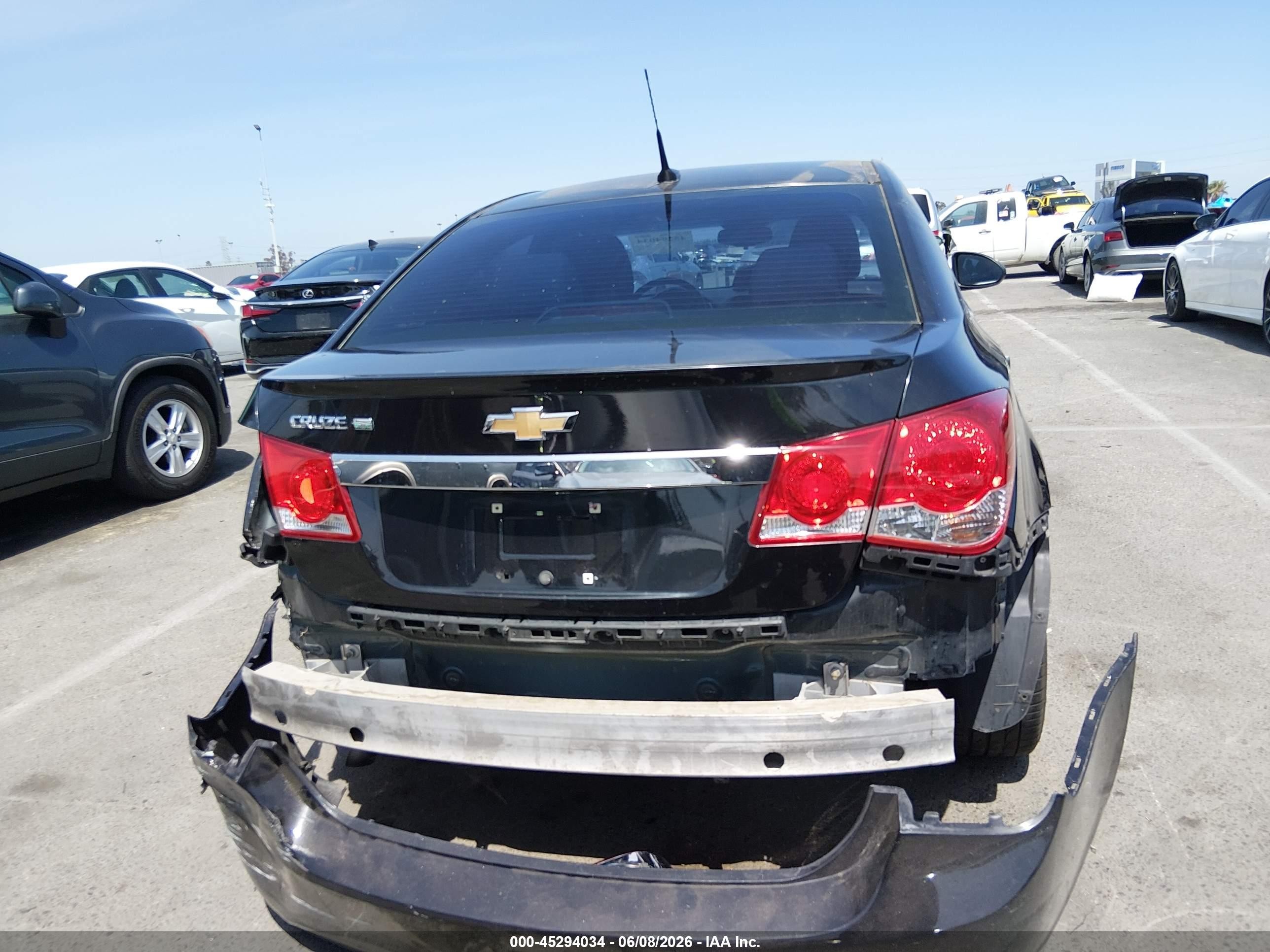 2012 Chevrolet Cruze Eco Black vin: 1G1PJ5SC7C7310294