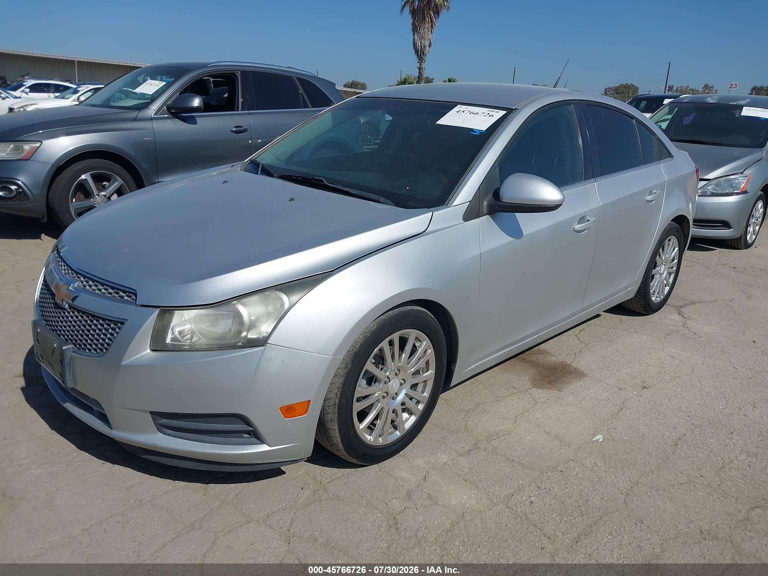 2012 Chevrolet Cruze Eco Серебряный vin: 1G1PJ5SC7C7367868