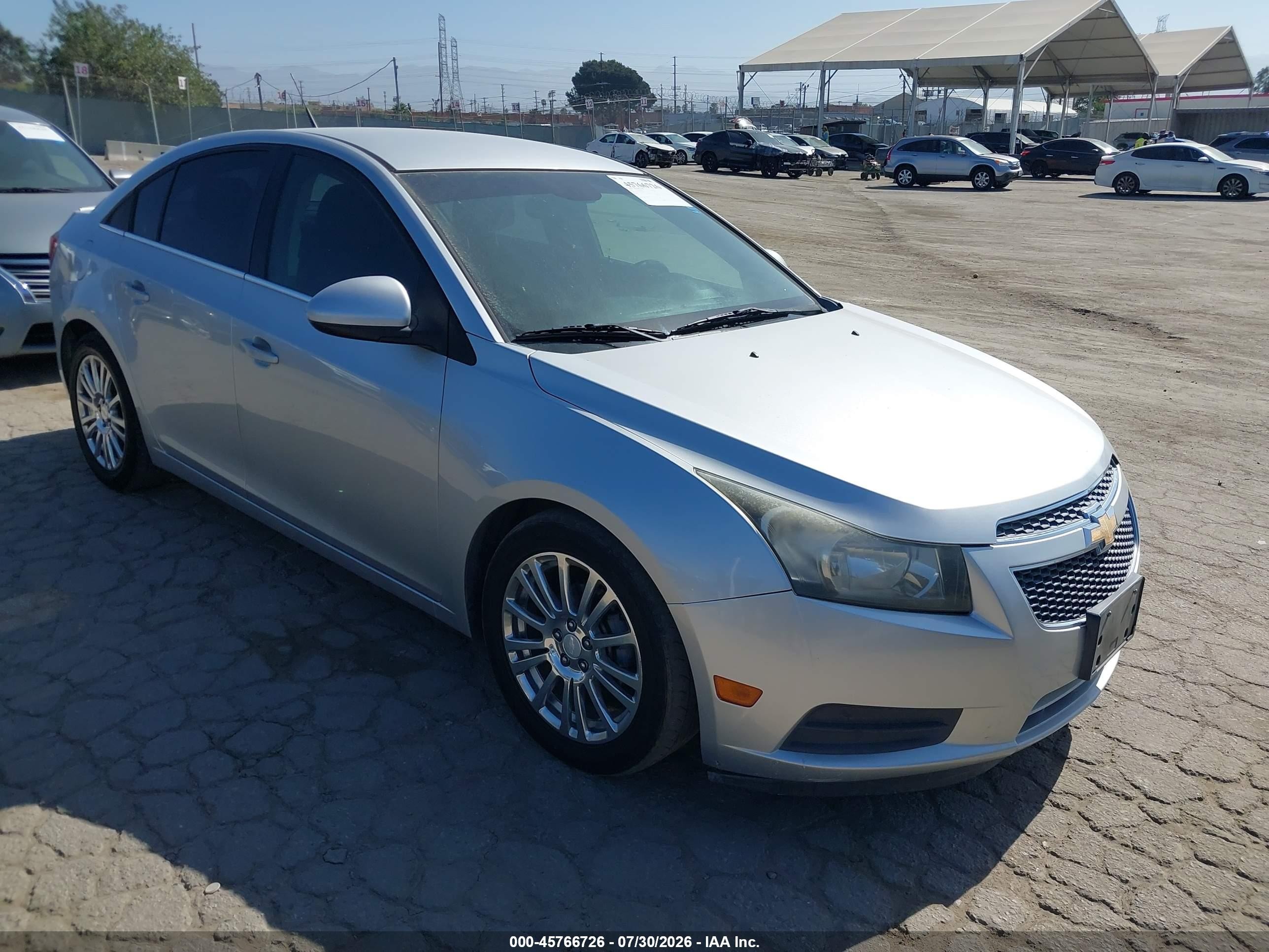 2012 Chevrolet Cruze Eco Серебряный vin: 1G1PJ5SC7C7367868