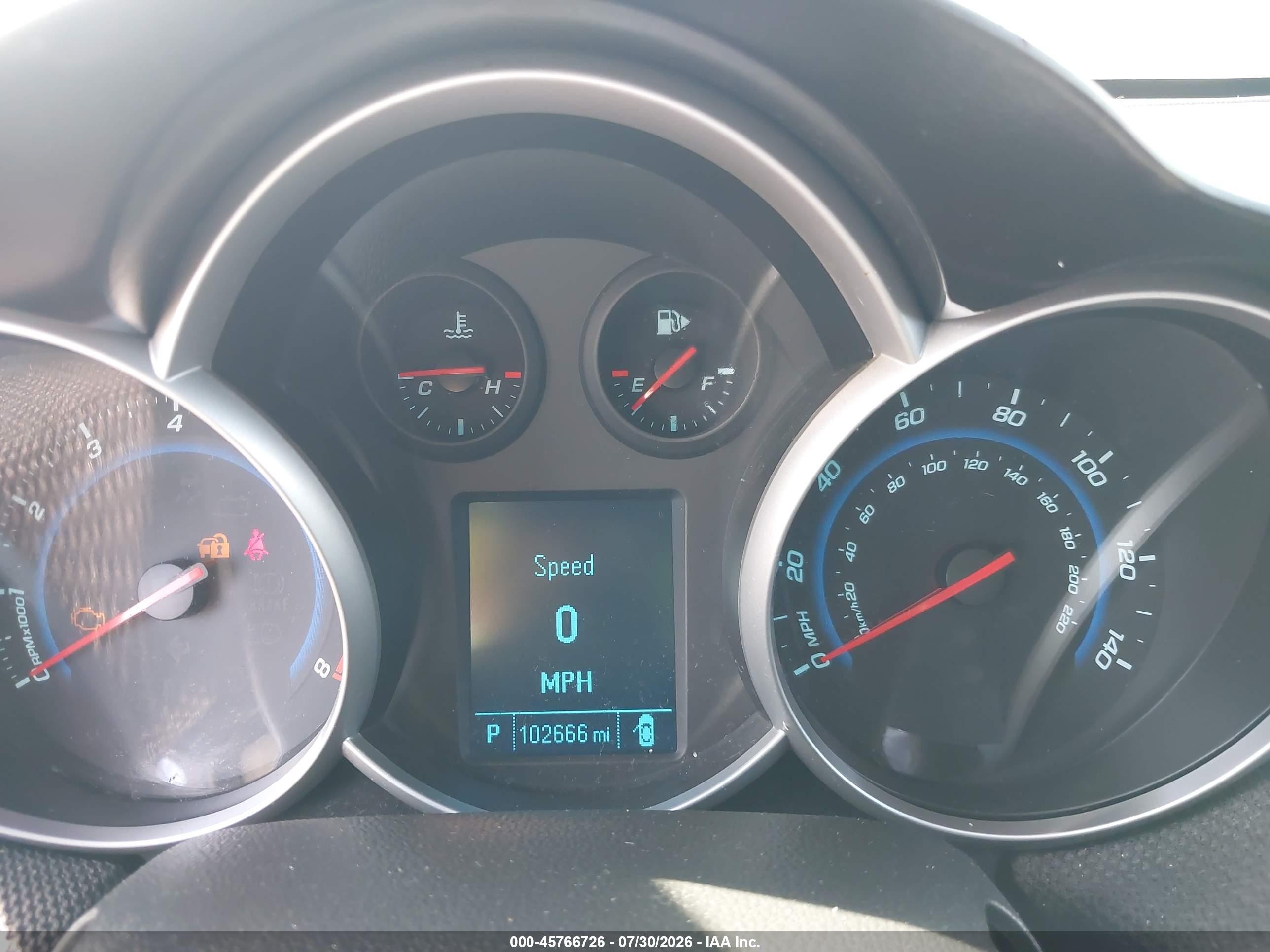 2012 Chevrolet Cruze Eco Серебряный vin: 1G1PJ5SC7C7367868