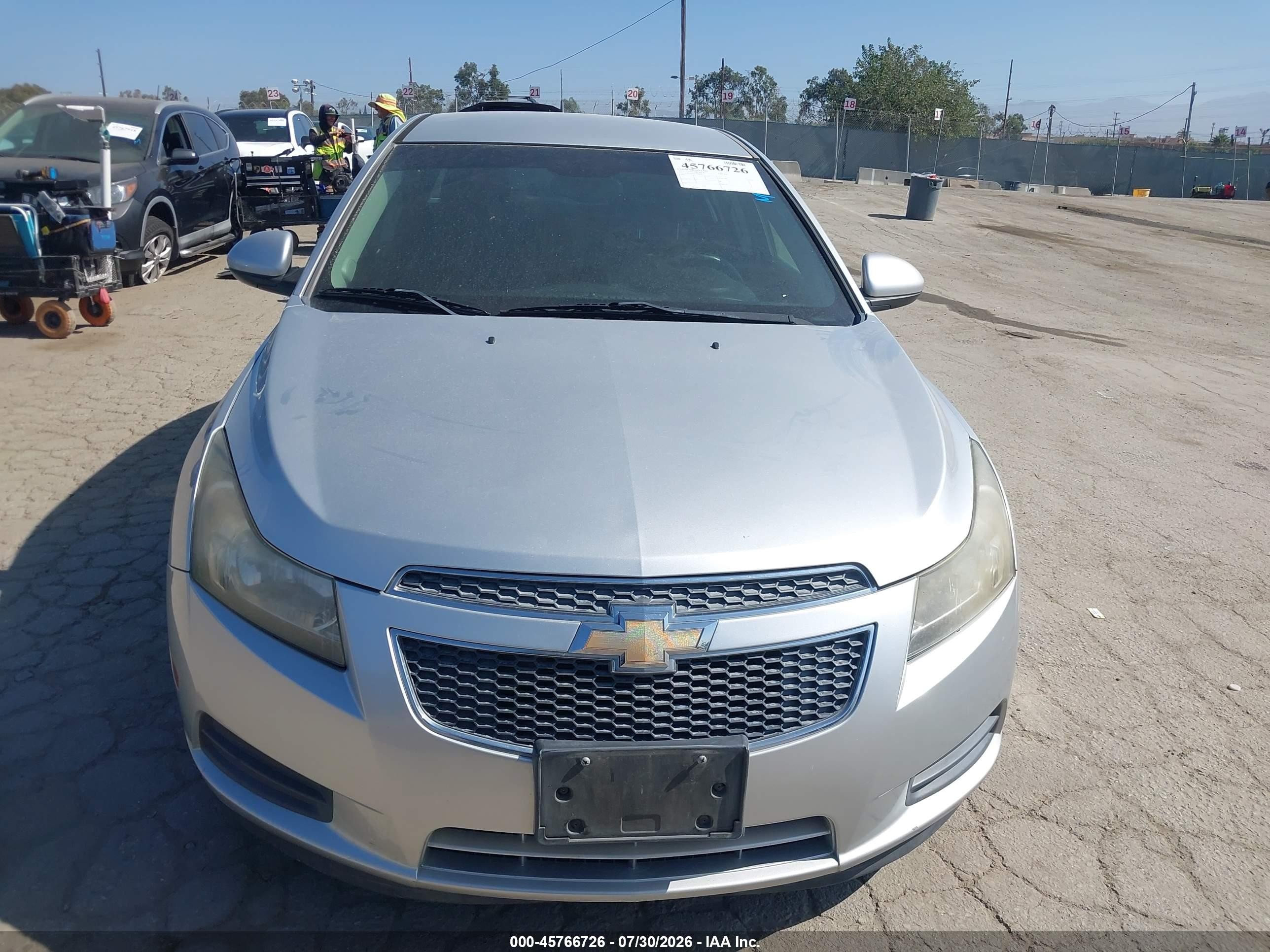 2012 Chevrolet Cruze Eco Серебряный vin: 1G1PJ5SC7C7367868