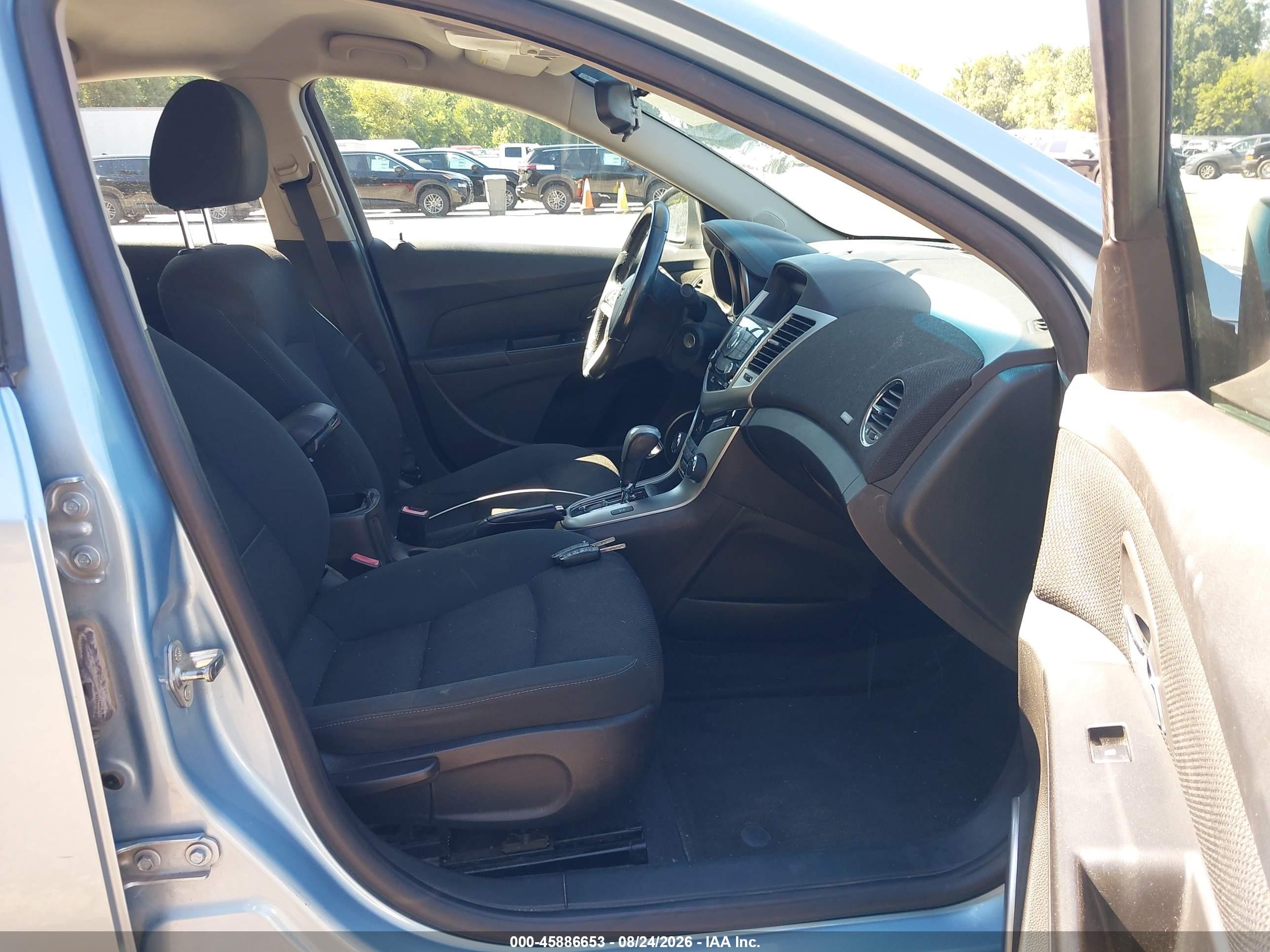 2012 Chevrolet Cruze Eco Light Blue vin: 1G1PJ5SC8C7131732