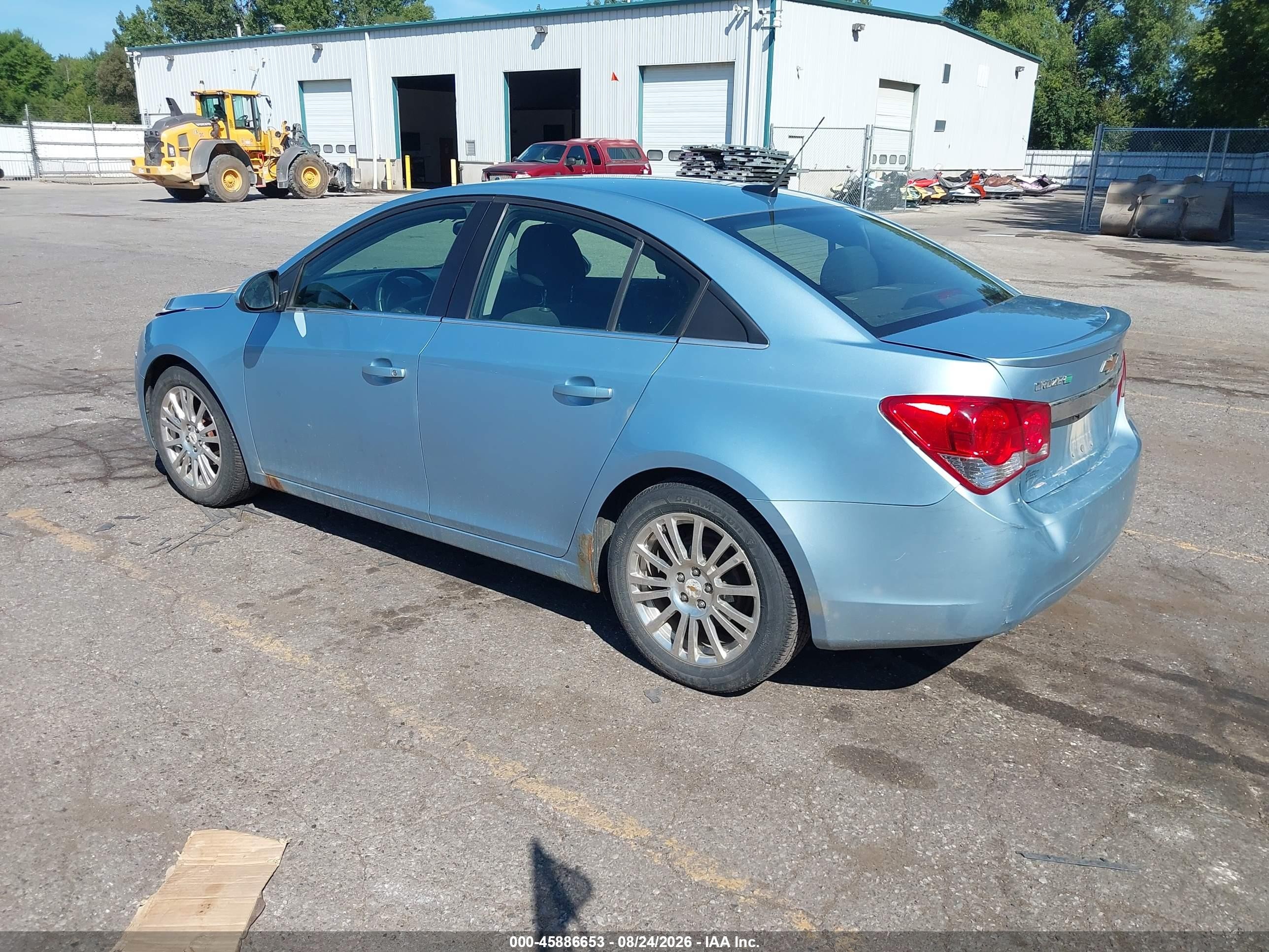 2012 Chevrolet Cruze Eco Light Blue vin: 1G1PJ5SC8C7131732