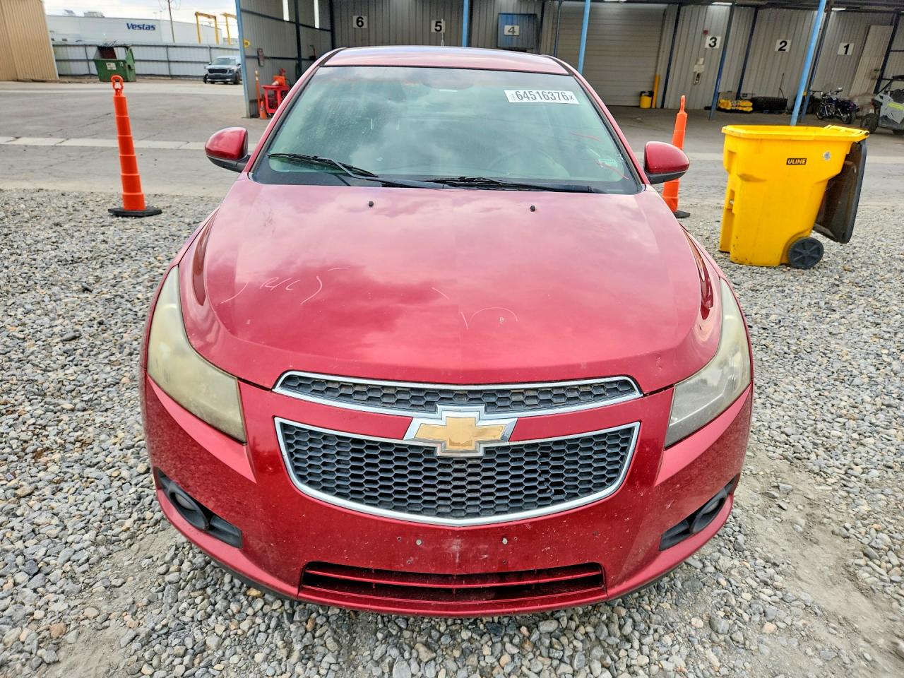 2012 Chevrolet Cruze Eco Red vin: 1G1PJ5SC8C7208891