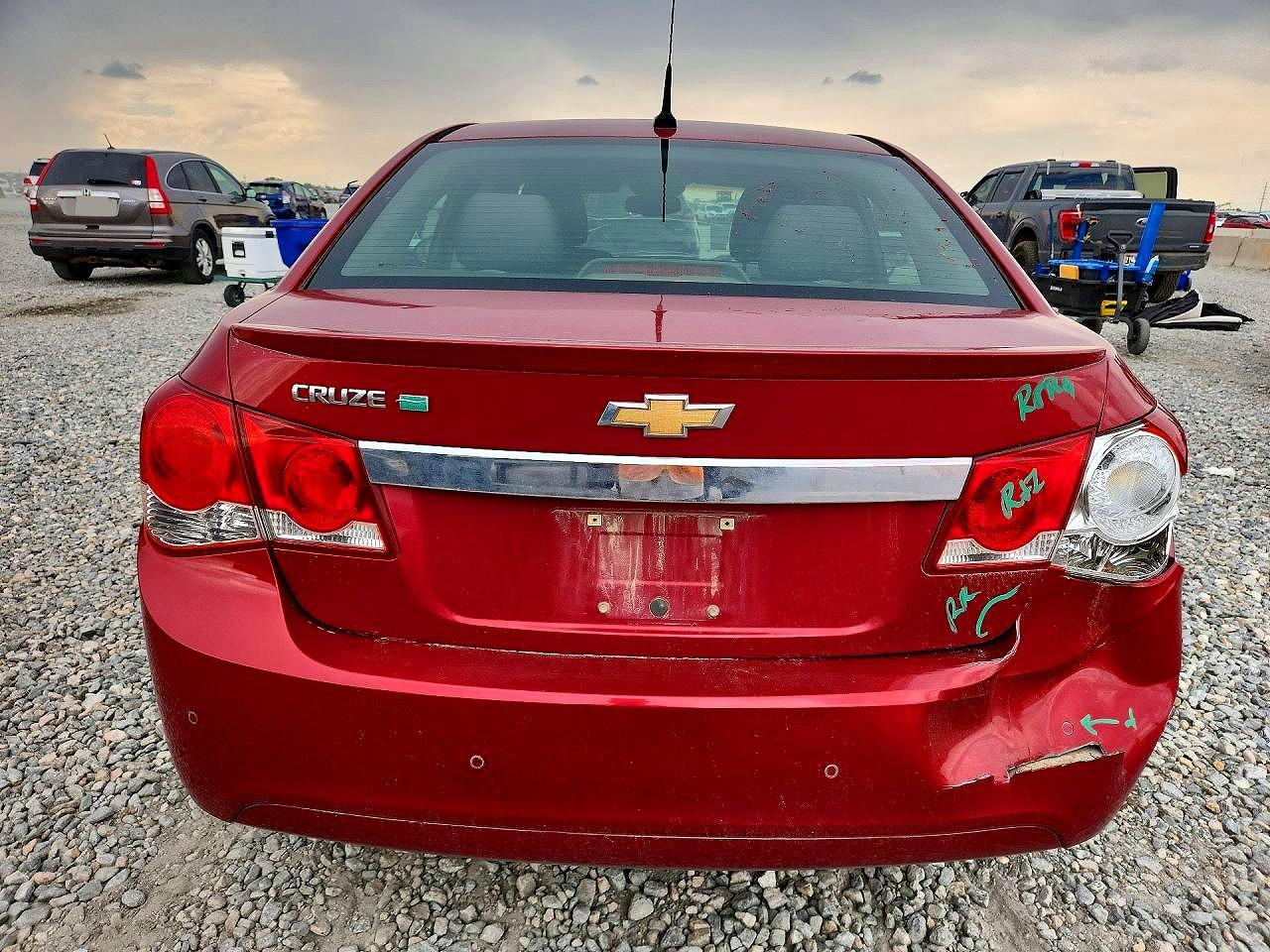 2012 Chevrolet Cruze Eco Red vin: 1G1PJ5SC8C7208891
