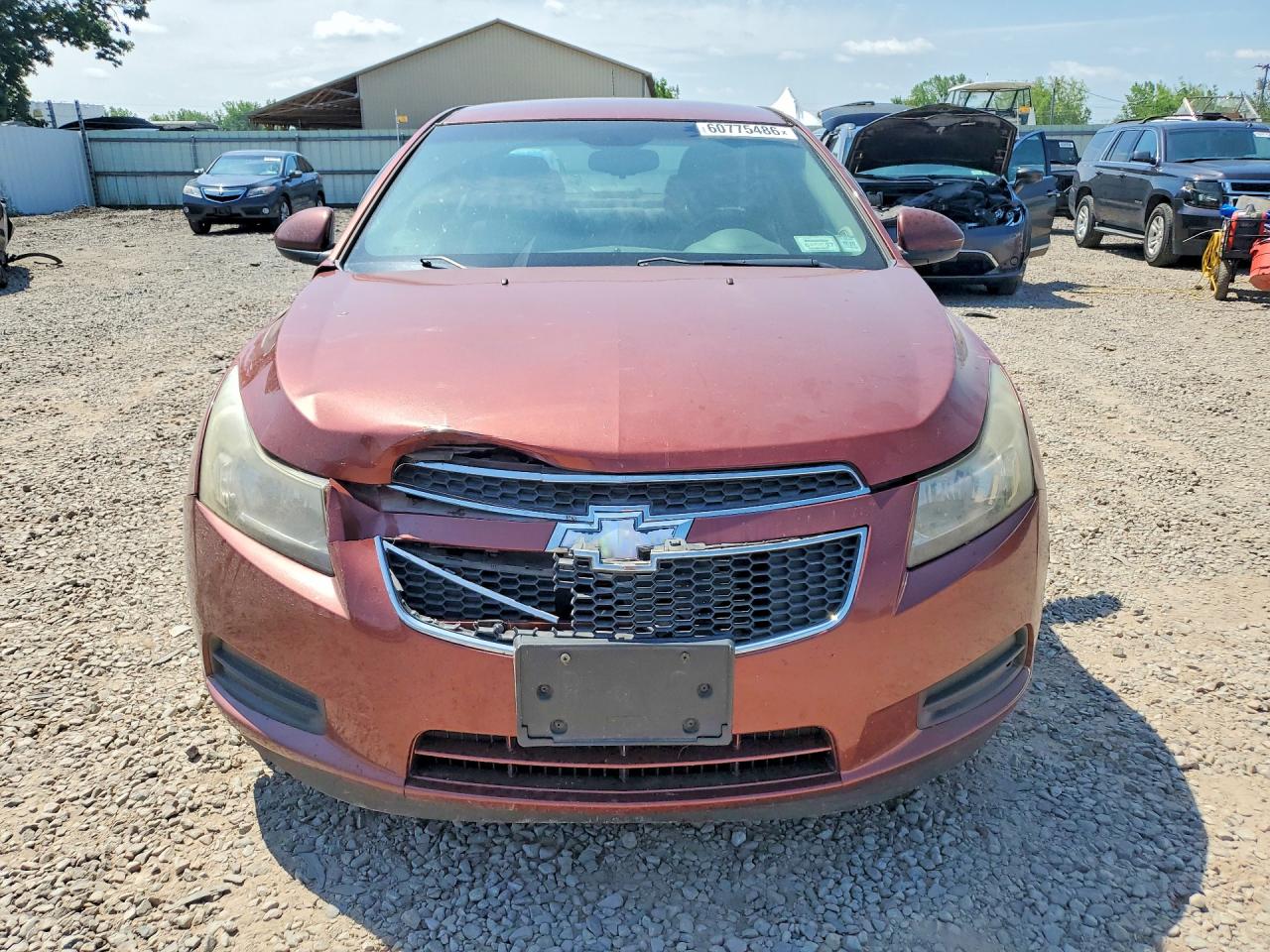 2012 Chevrolet Cruze Eco Burgundy vin: 1G1PJ5SC8C7317657