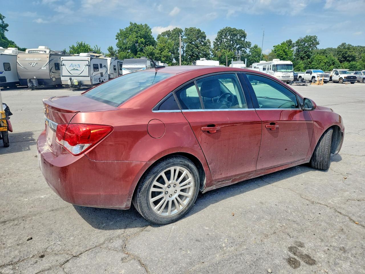 2012 Chevrolet Cruze Eco Red vin: 1G1PJ5SC8C7337231