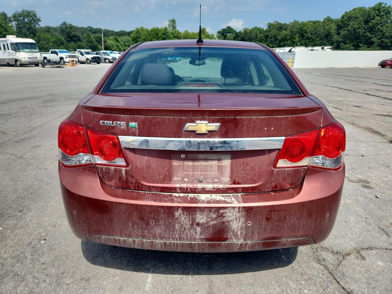 2012 Chevrolet Cruze Eco Red vin: 1G1PJ5SC8C7337231