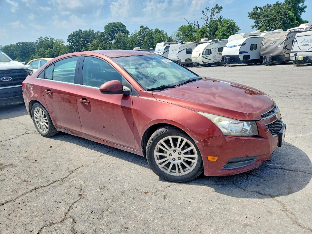2012 Chevrolet Cruze Eco Red vin: 1G1PJ5SC8C7337231