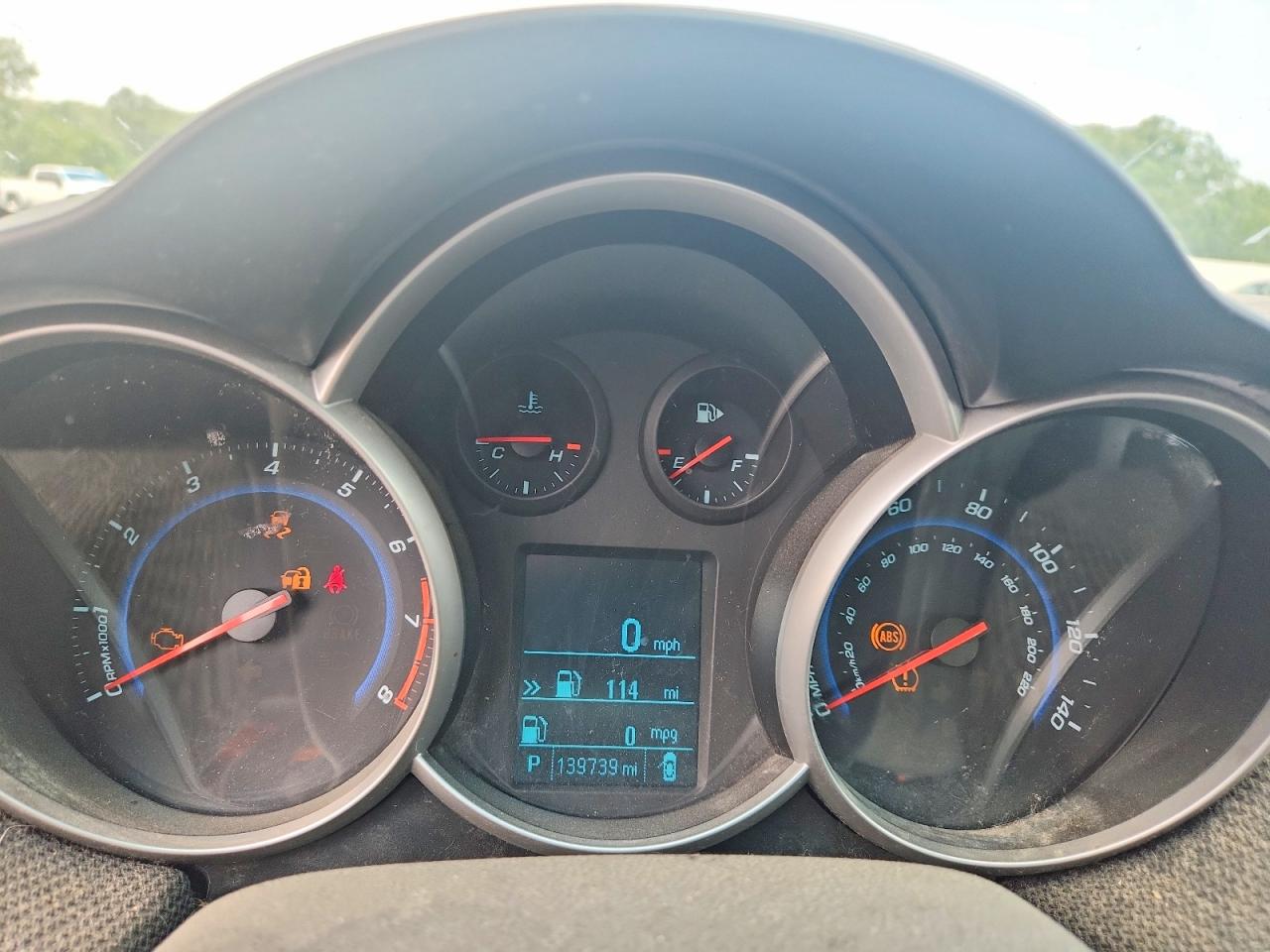 2012 Chevrolet Cruze Eco Red vin: 1G1PJ5SC8C7337231