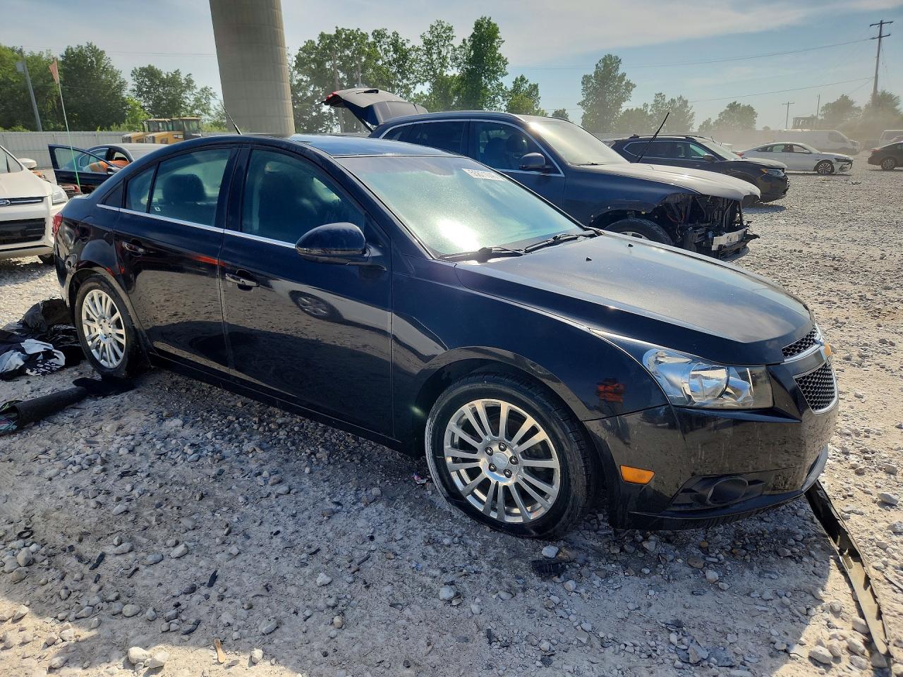 2012 Chevrolet Cruze Eco Black vin: 1G1PJ5SC8C7342784