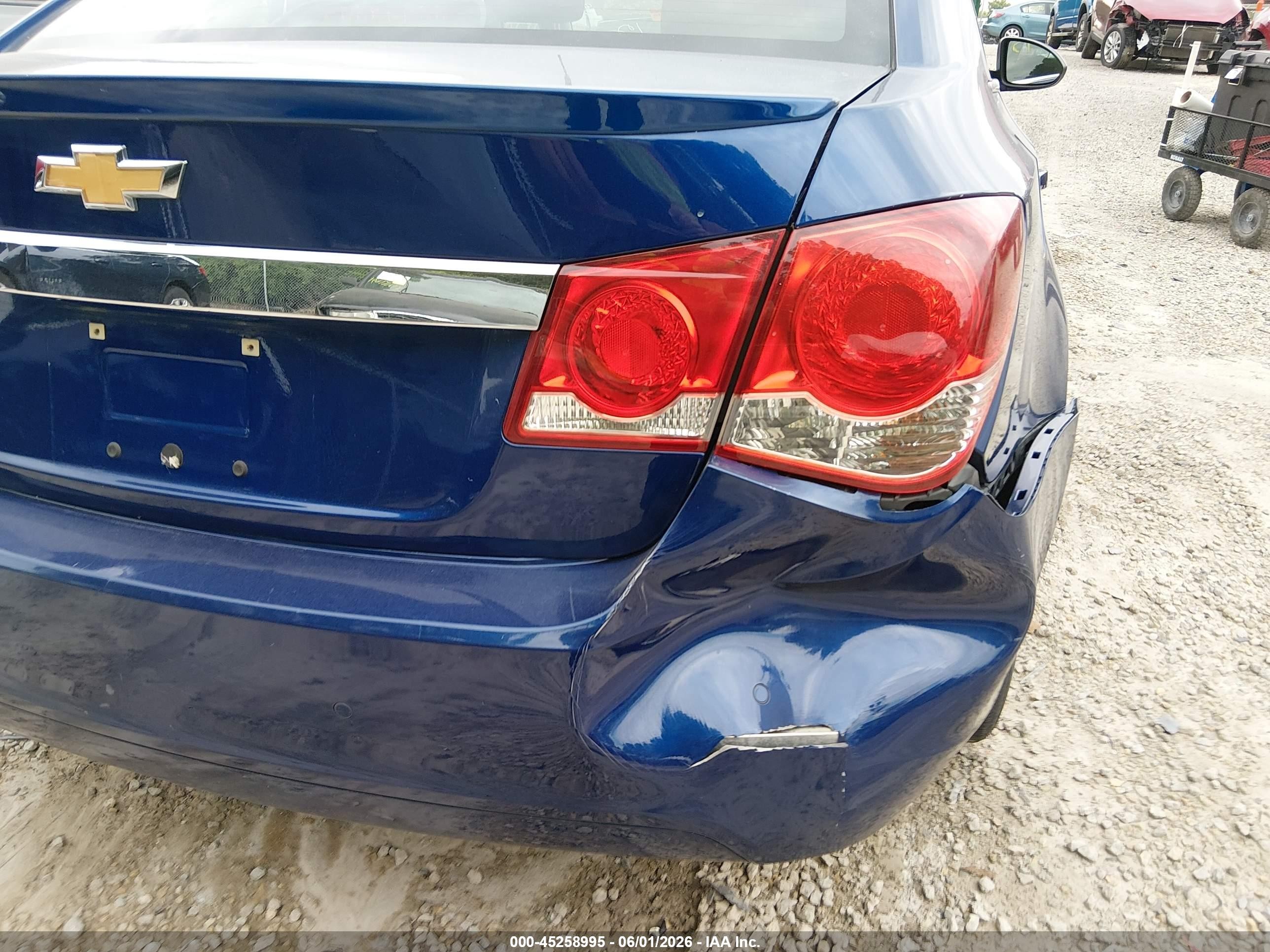 2012 Chevrolet Cruze Eco Blue vin: 1G1PJ5SC9C7318834