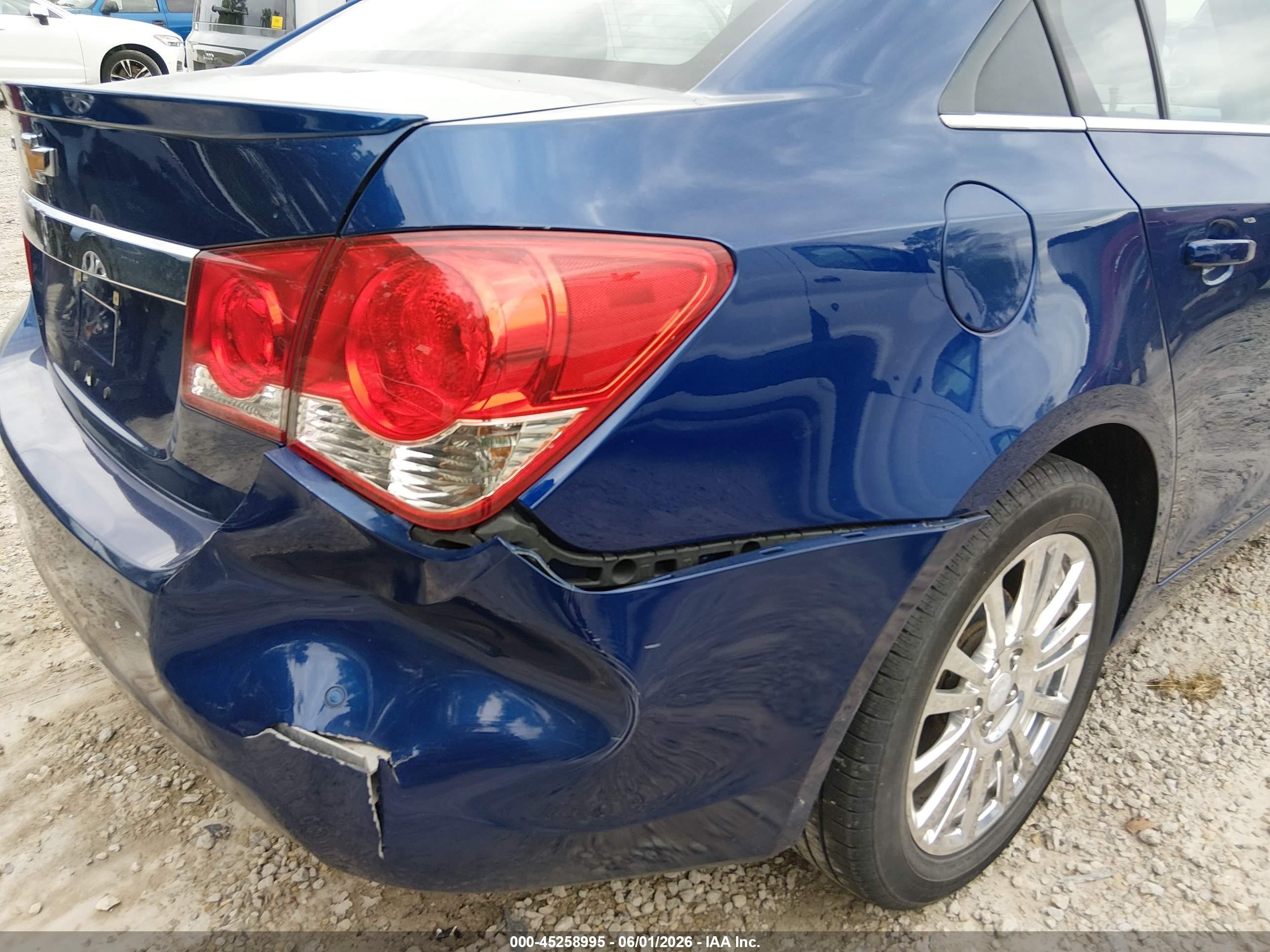 2012 Chevrolet Cruze Eco Blue vin: 1G1PJ5SC9C7318834