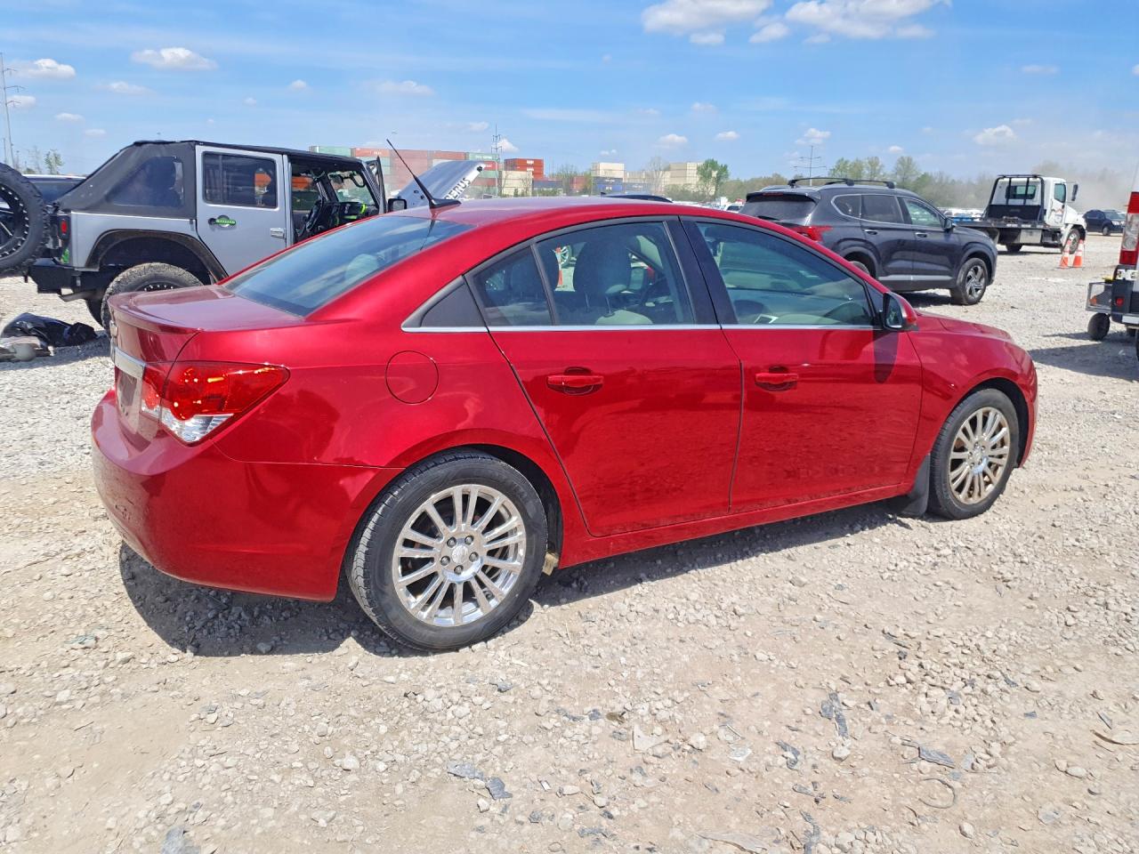2012 Chevrolet Cruze Eco Red vin: 1G1PJ5SC9C7397938
