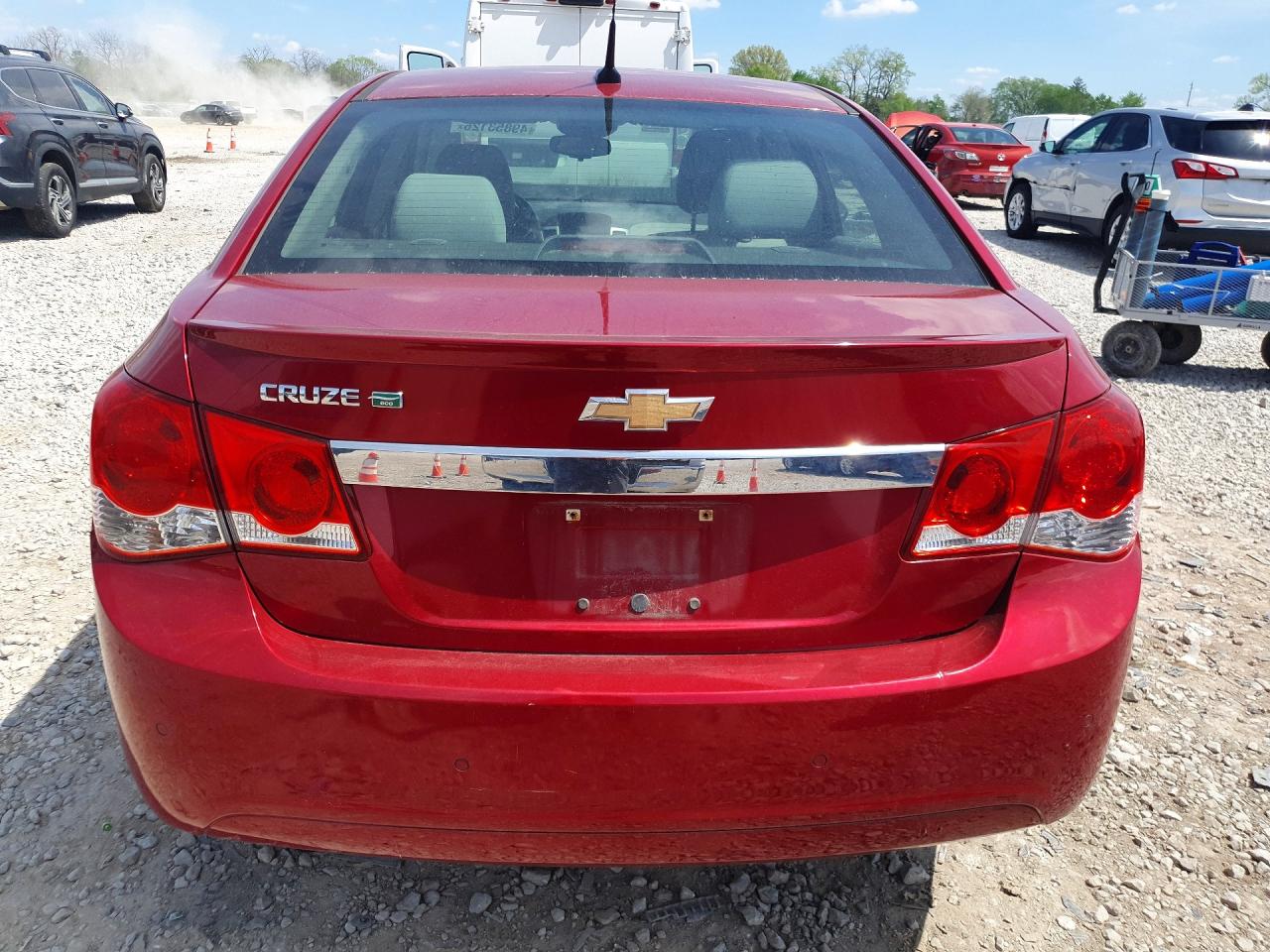 2012 Chevrolet Cruze Eco Red vin: 1G1PJ5SC9C7397938