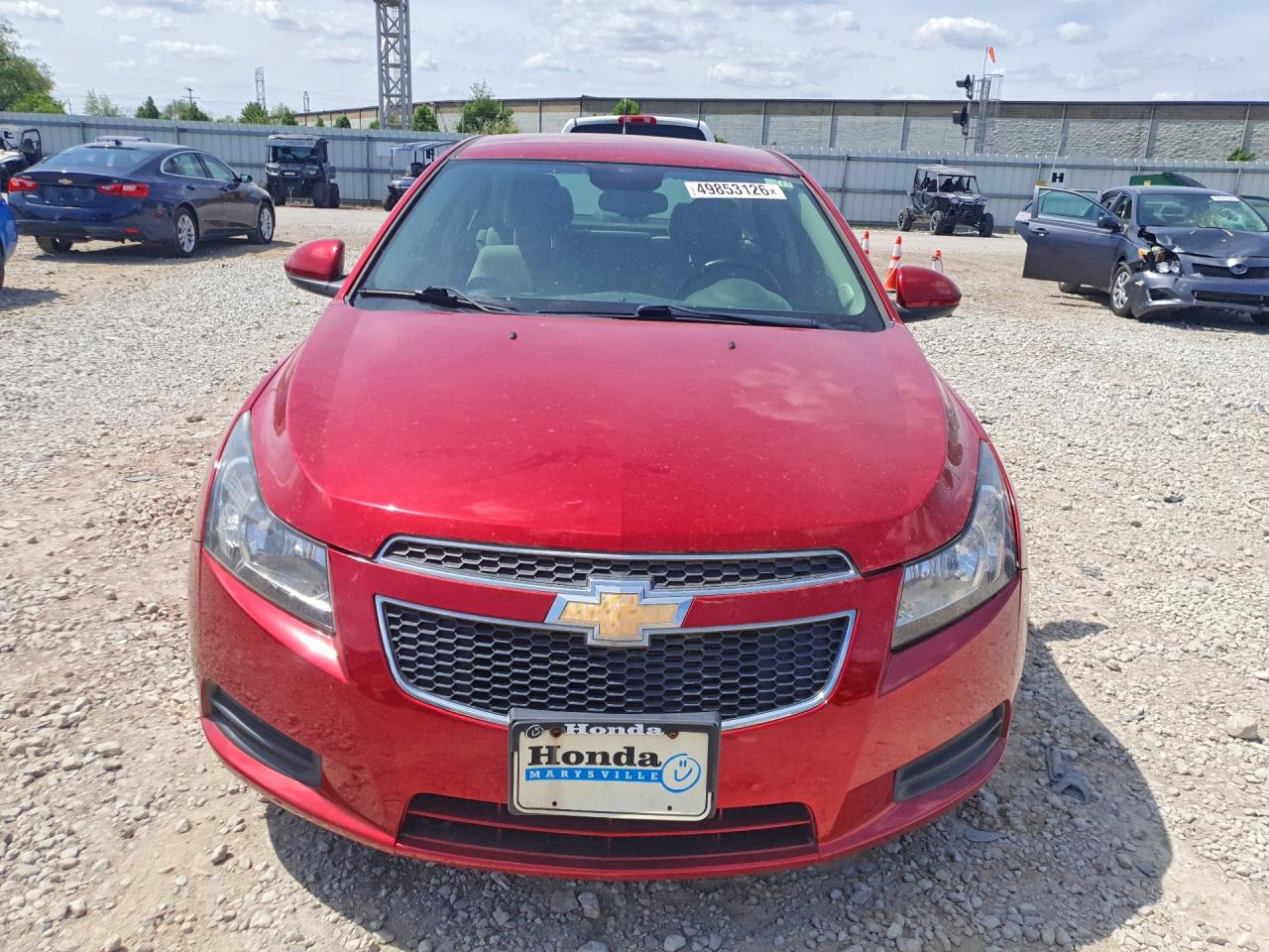 2012 Chevrolet Cruze Eco Red vin: 1G1PJ5SC9C7397938