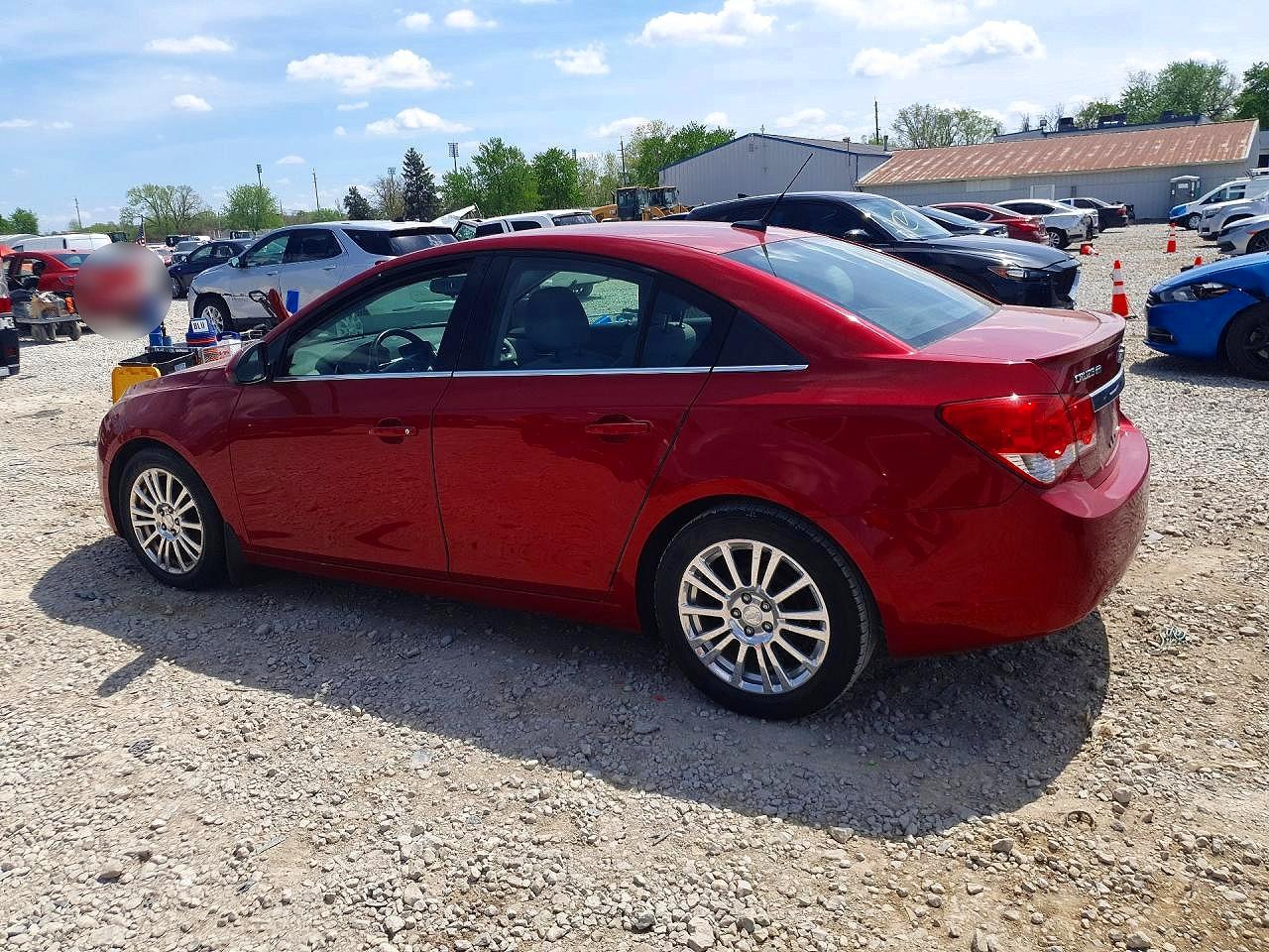 2012 Chevrolet Cruze Eco Red vin: 1G1PJ5SC9C7397938