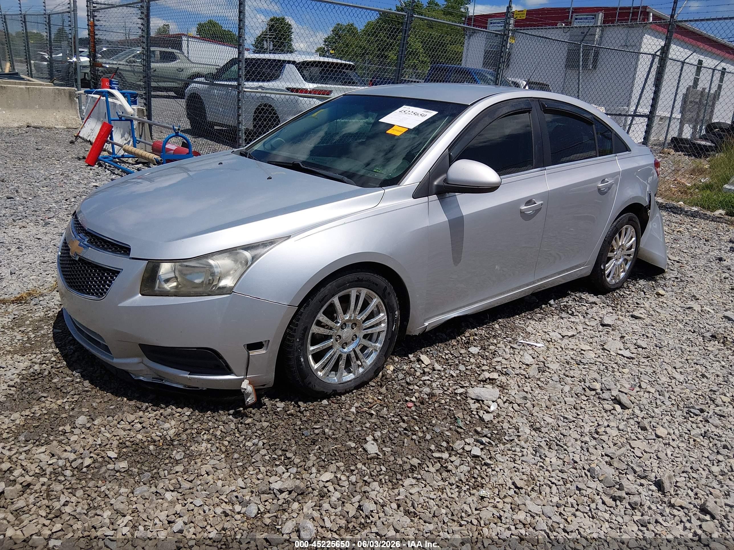 2012 Chevrolet Cruze Eco Серебряный vin: 1G1PJ5SCXC7156017